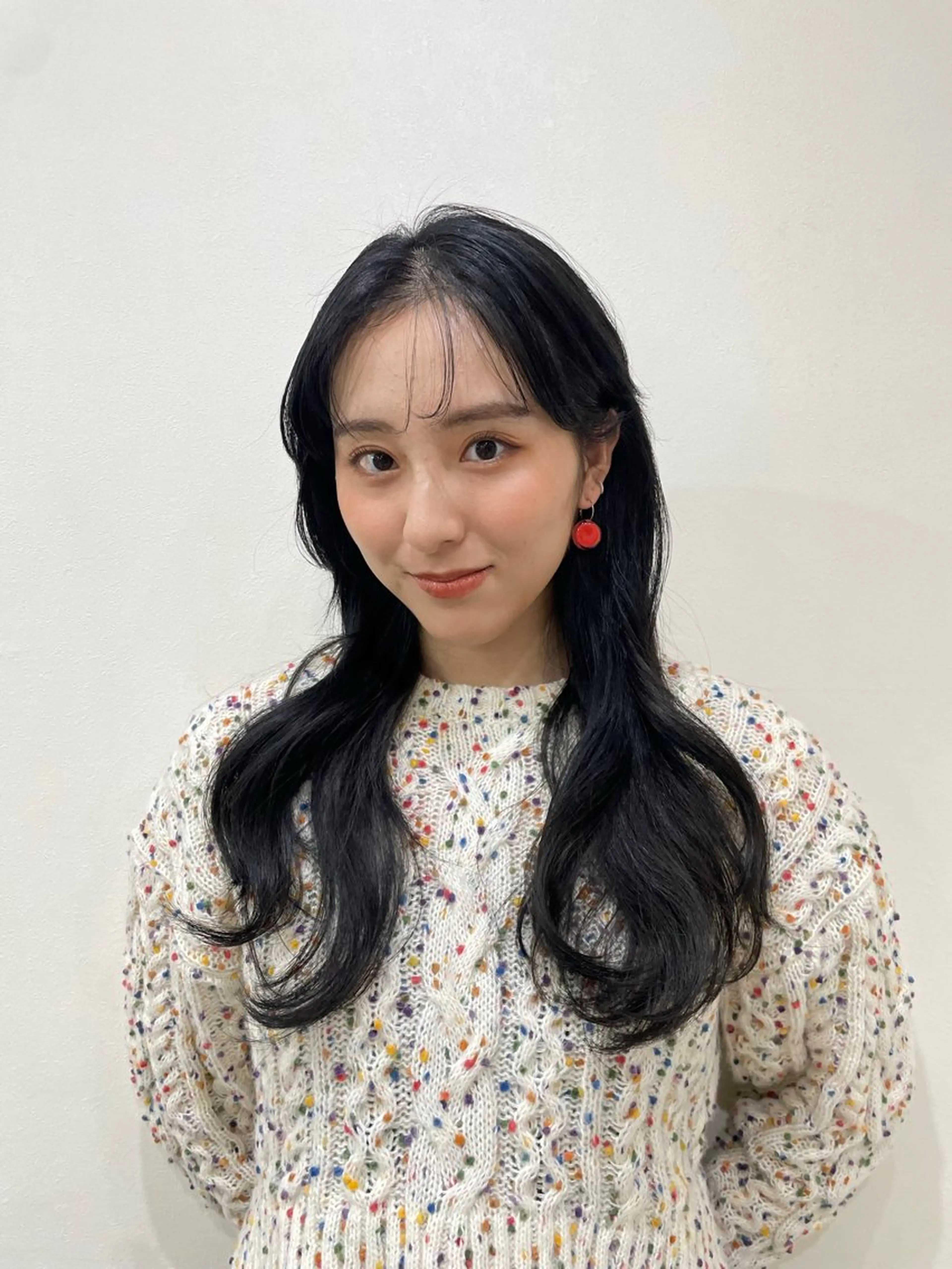 ロング カラー ヘアカラー 韓国風パーマ/ヘア セット/店長みづきのヘアスタイル