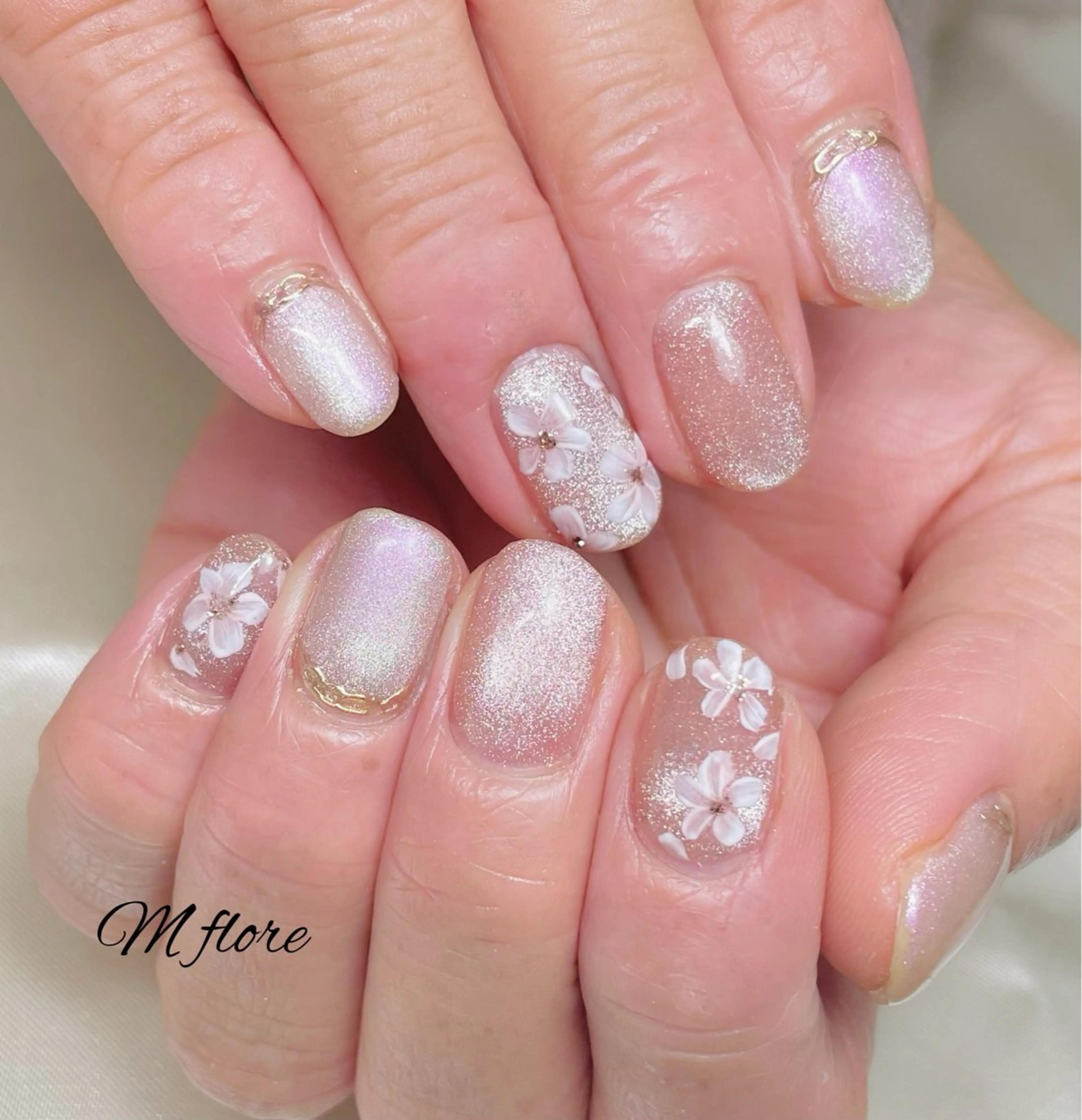 ネイル 桜ネイル 春ネイル M flore (エムフローレ)のネイルデザイン