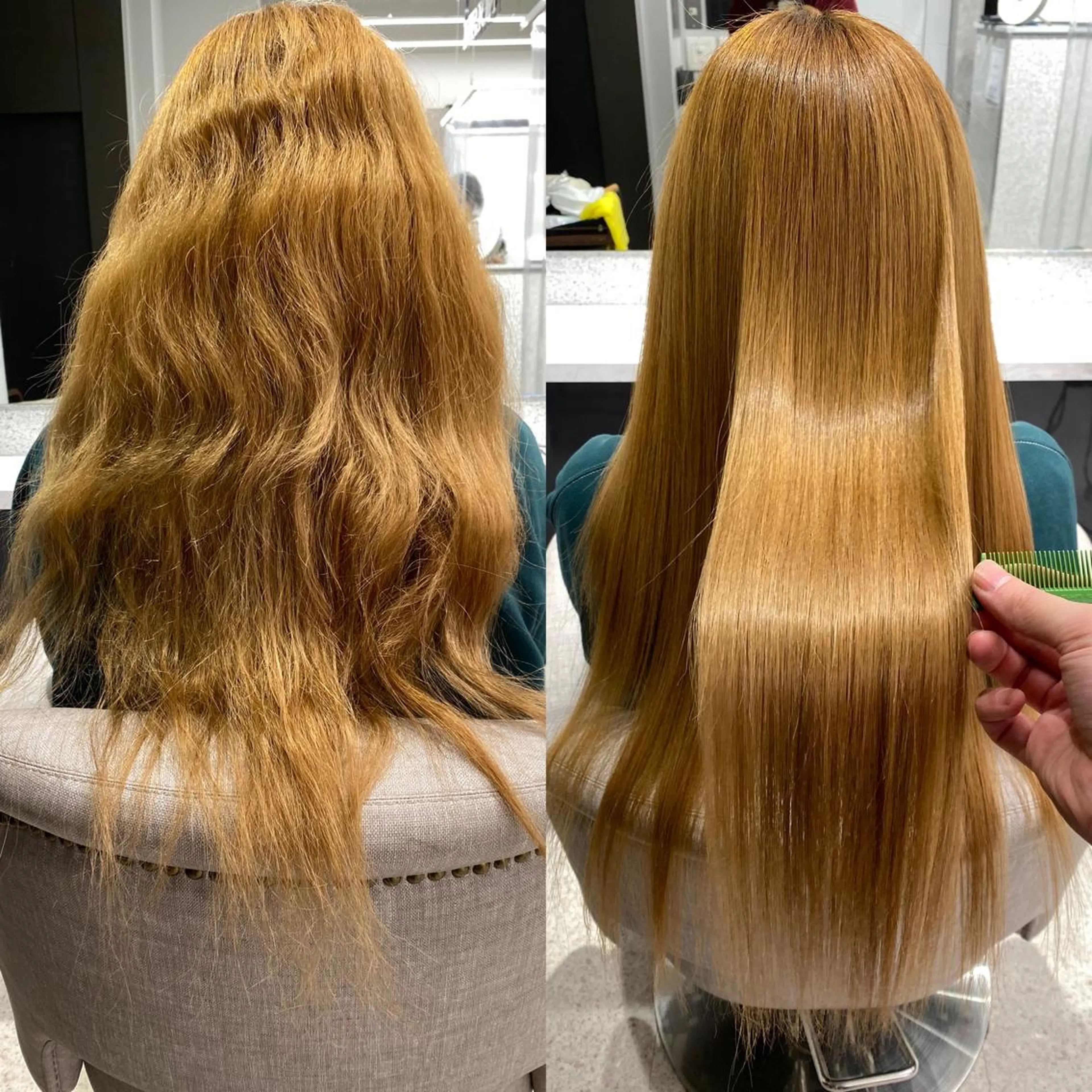 ロング 京都レイヤーカット/ 縮毛矯正/羽柴りくのヘアスタイル