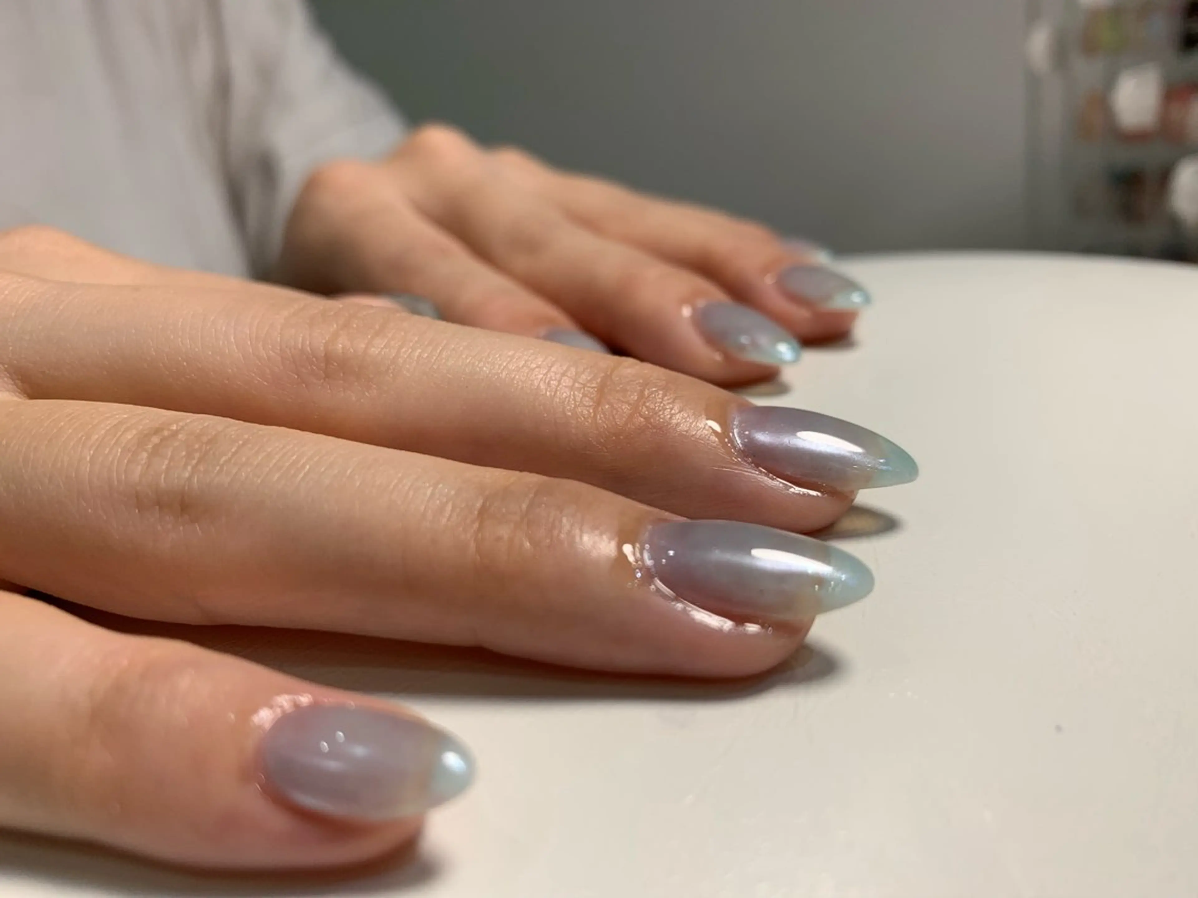 ネイル オーロラネイル ハンドネイル Ag Nailのネイルデザイン