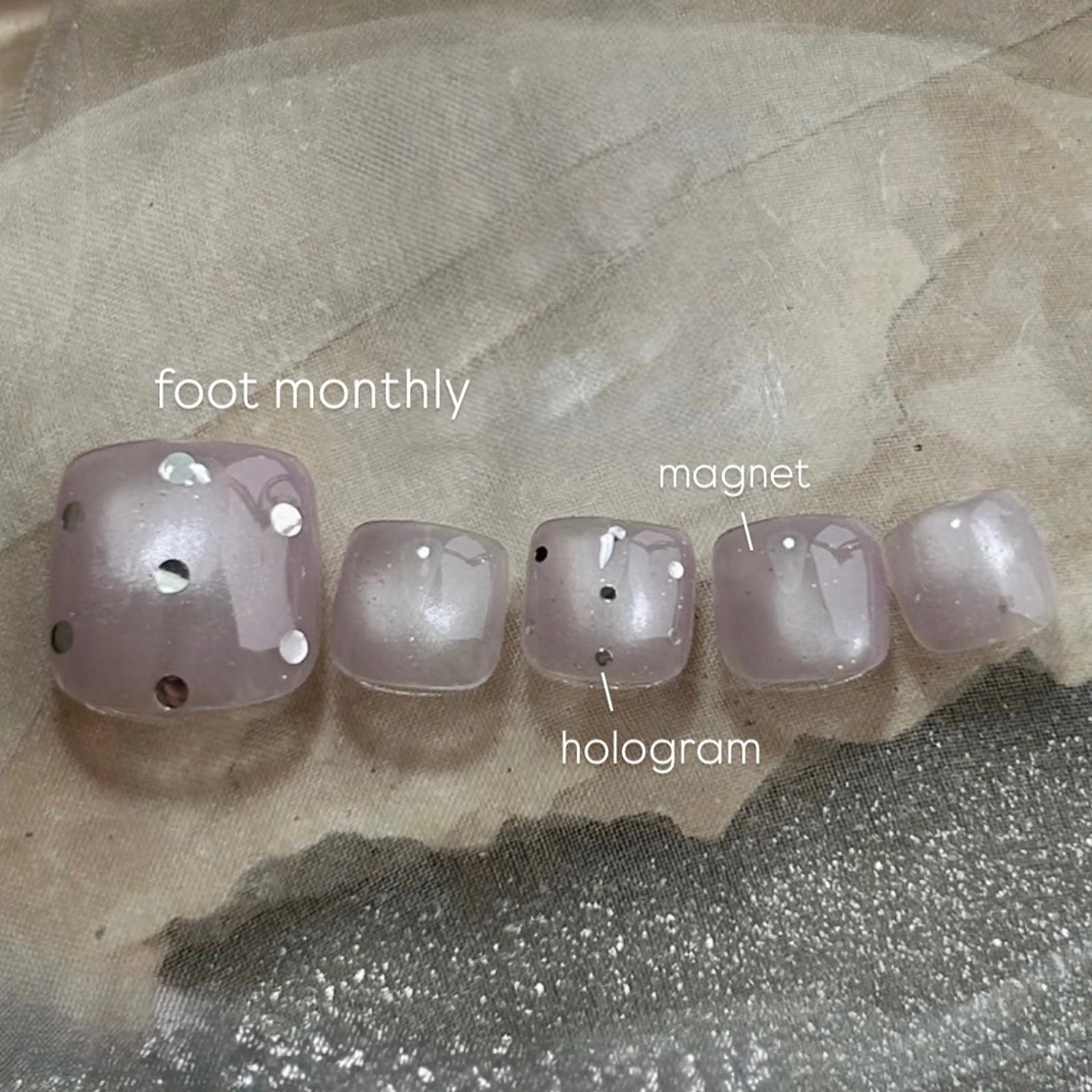 【オフ有】foot 定額デザイン🌷パラジェルの写真