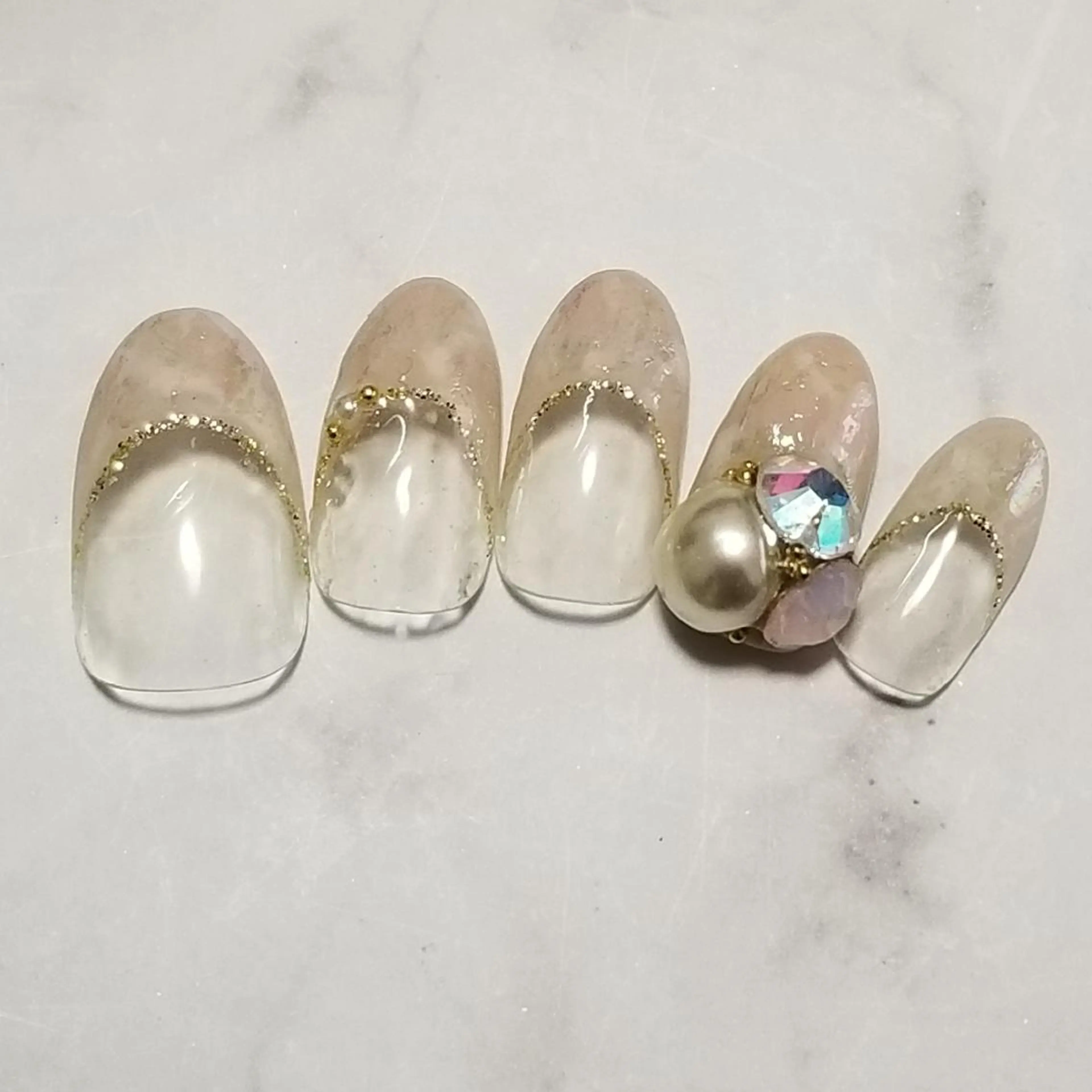 ネイル フレンチネイル 博多ネイル ｍｉｍｉのネイルデザイン