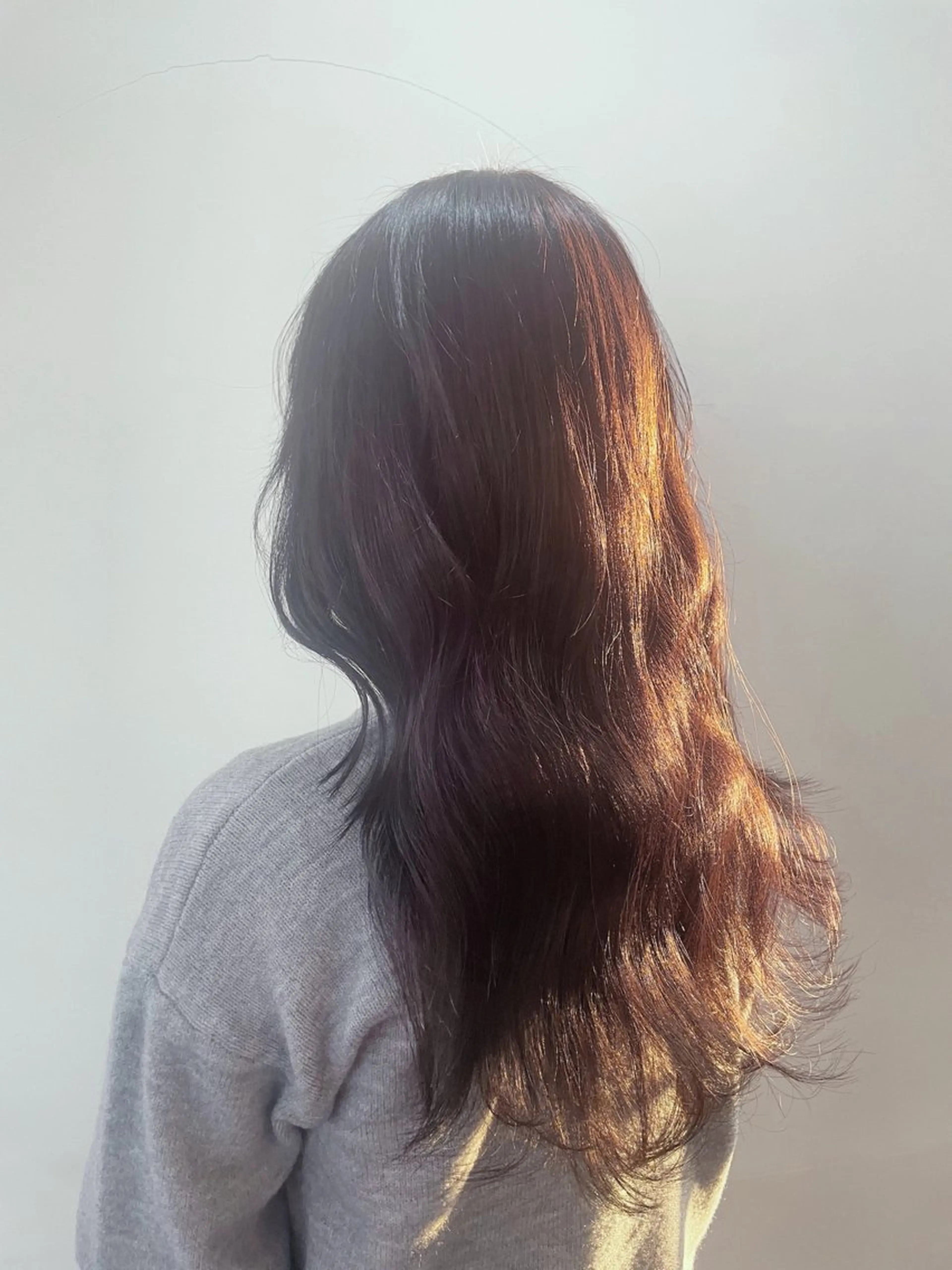 ロング カラー ブラウンカラー 透明感カラー ラベンダーカラー mopa所属・mopa_kaede 暖色カラー/ロングのヘアスタイル