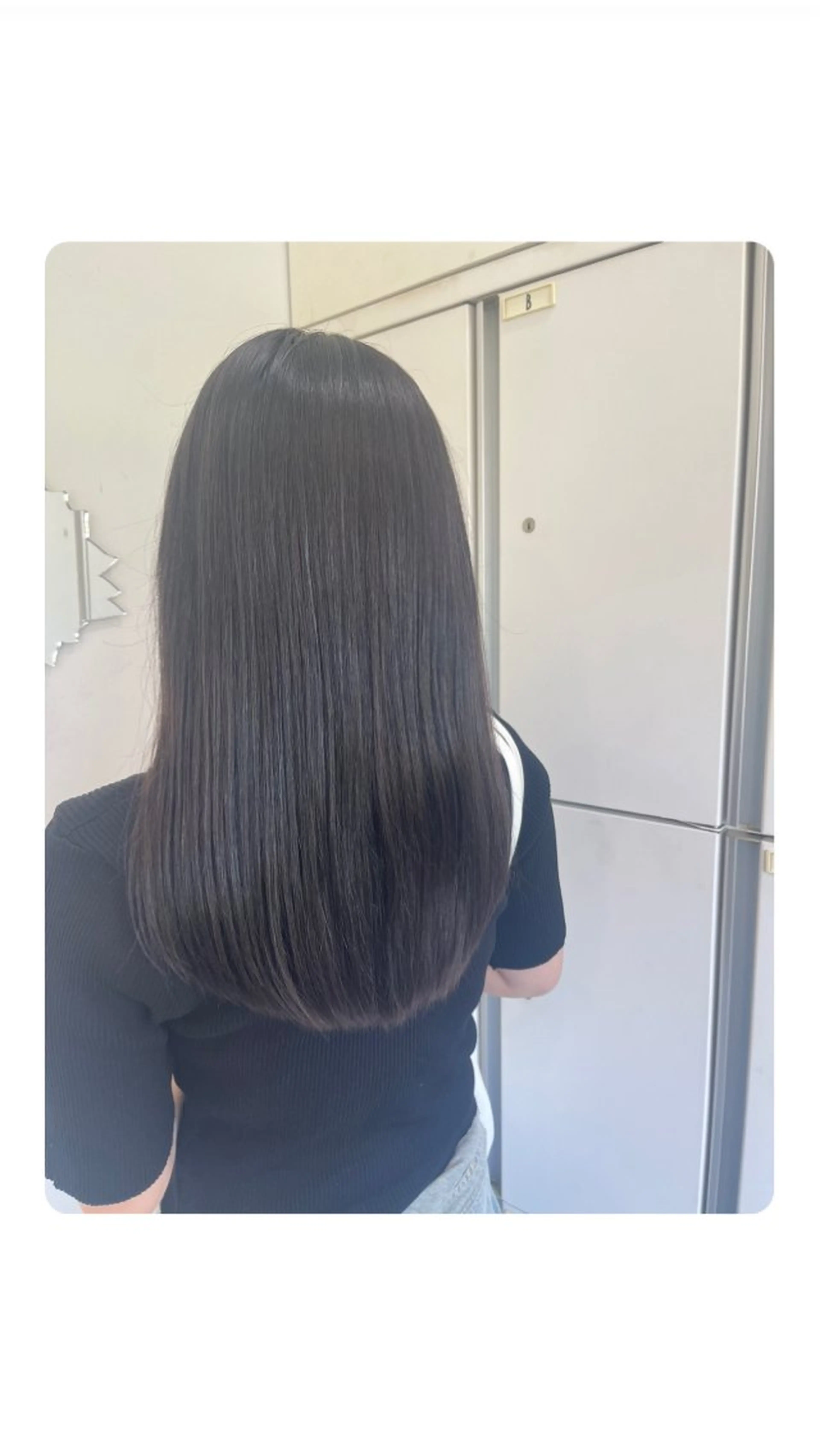 セミロング カラー HAIR&MAKE EARTH若葉台店所属・ICHIRI" 艶カラー/縮毛矯正のヘアスタイル