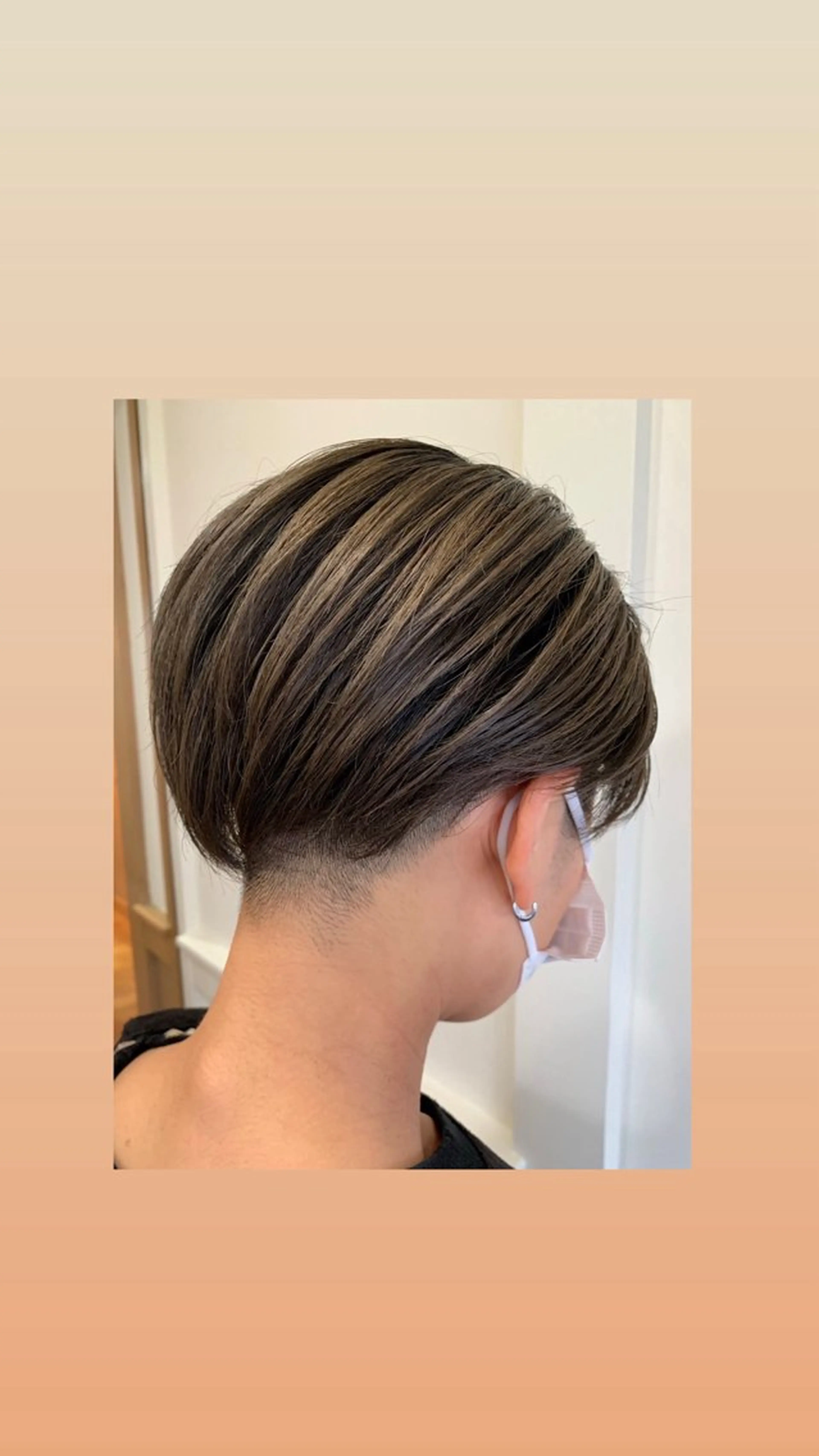 ショート カラー 三輪 南月のヘアスタイル