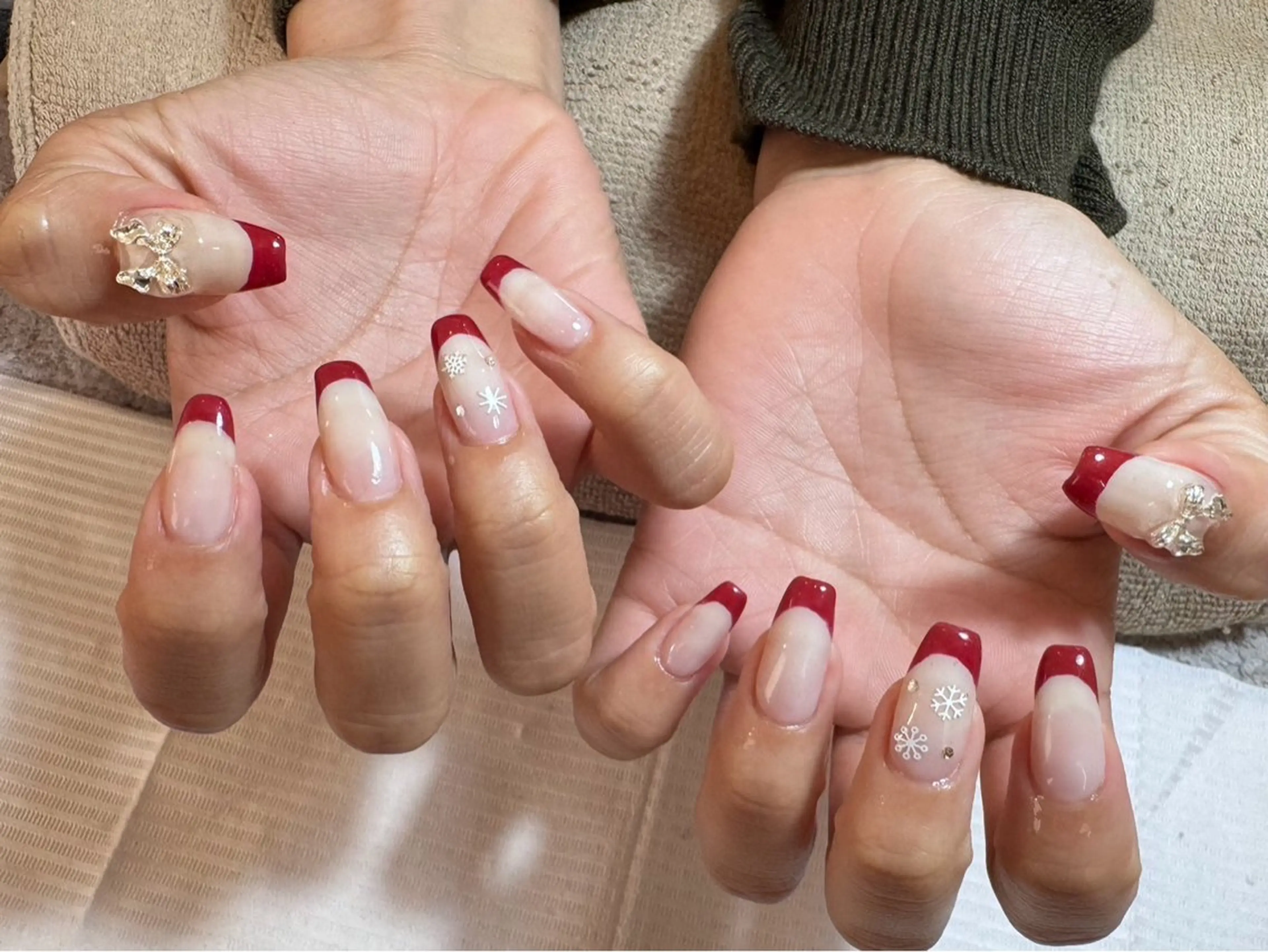 ネイル ボルドー フレンチネイル リオッサ  オブ ラグーン神戸店のエステ・リラクイメージ