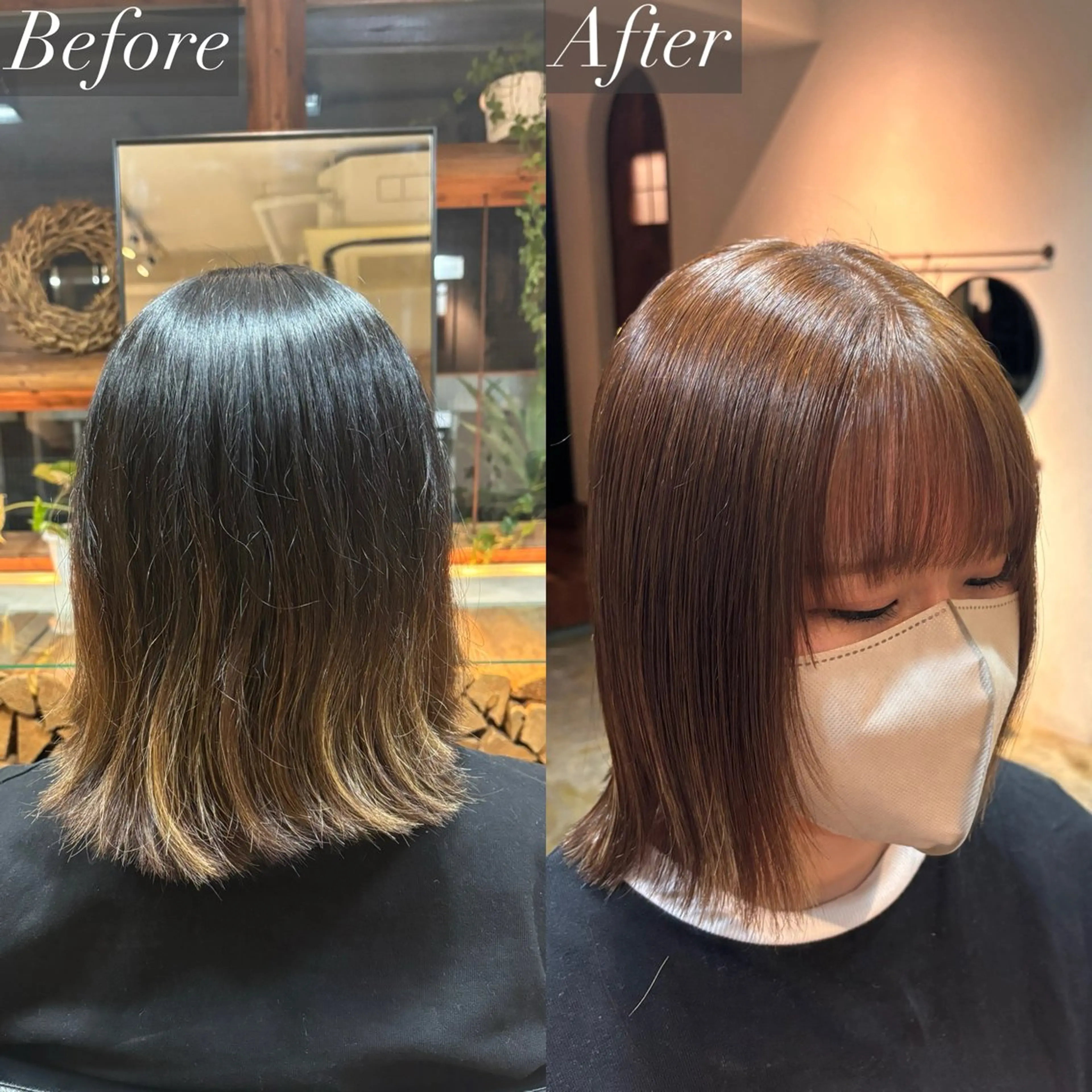 ミディアム カラー ⌇🌹透明感カラー 🌹ᴍᴇɢᴜᴍɪ ⌇のヘアスタイル