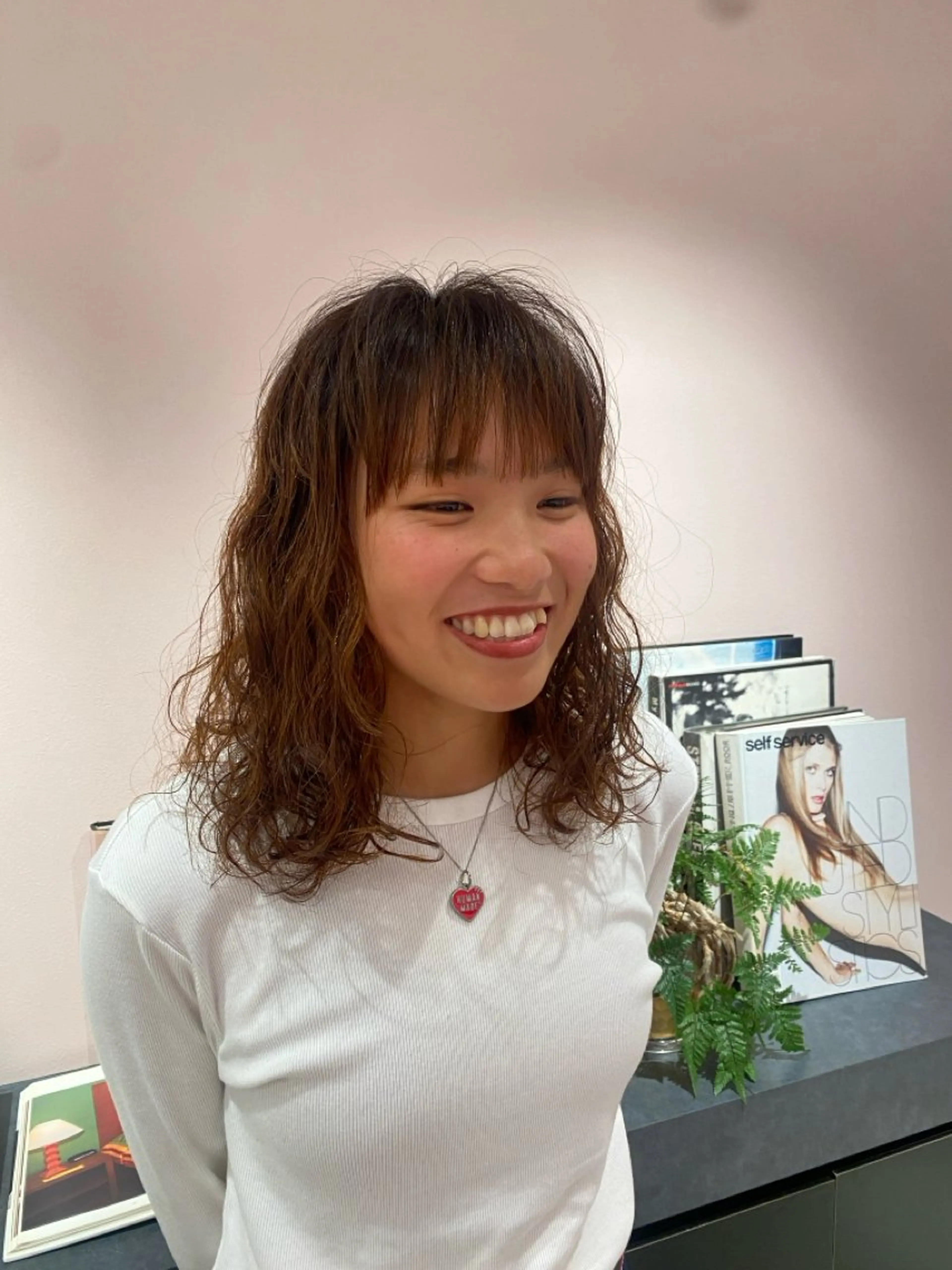 ミディアム パーマ ミディアムパーマ パーマ 🫧Miyu /ブロー🫧のヘアスタイル