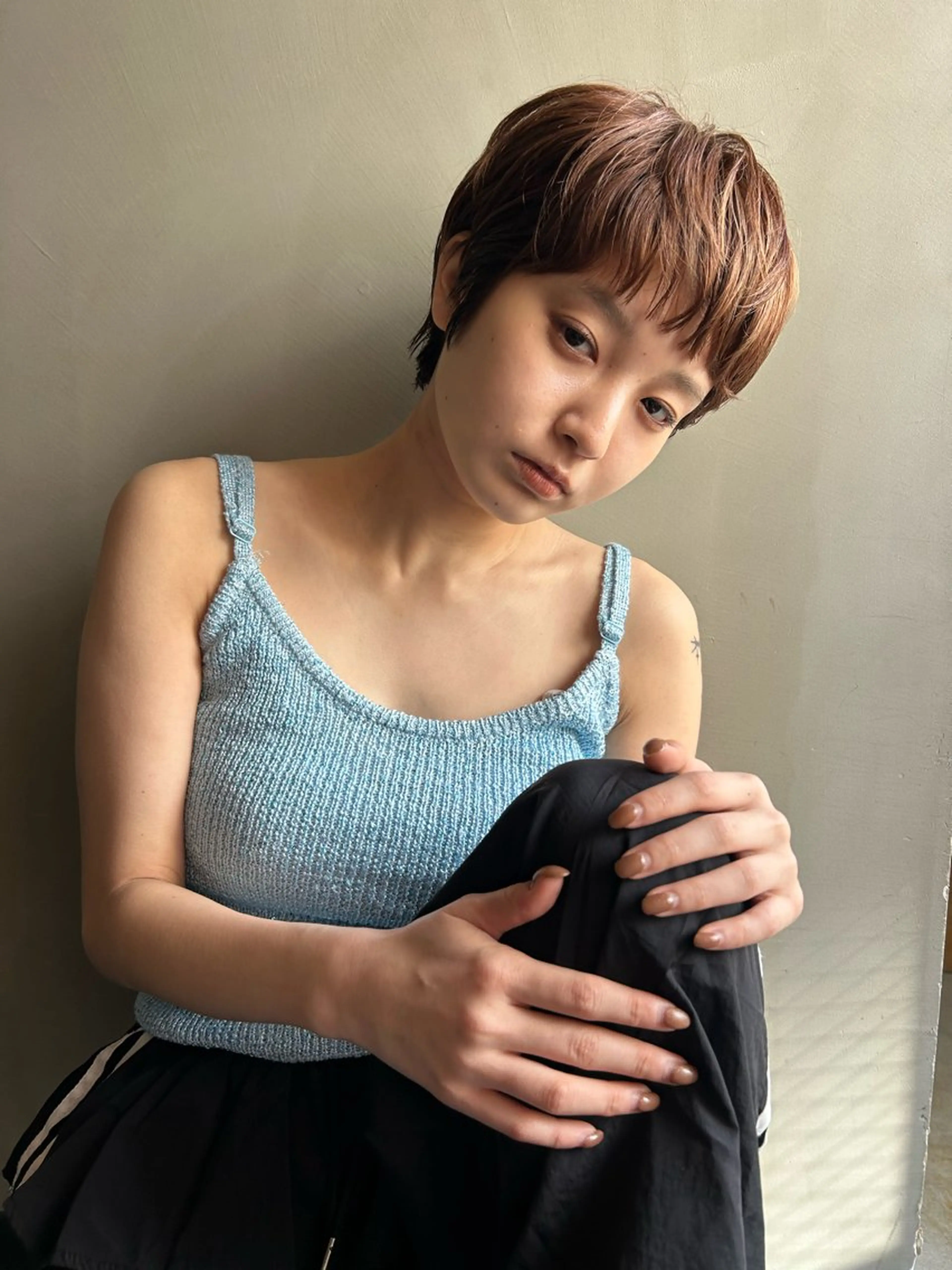 ショート カラー カット ヘアカラー トリートメント ショート/ボブ/ 心斎橋/宮脇美奈のヘアスタイル