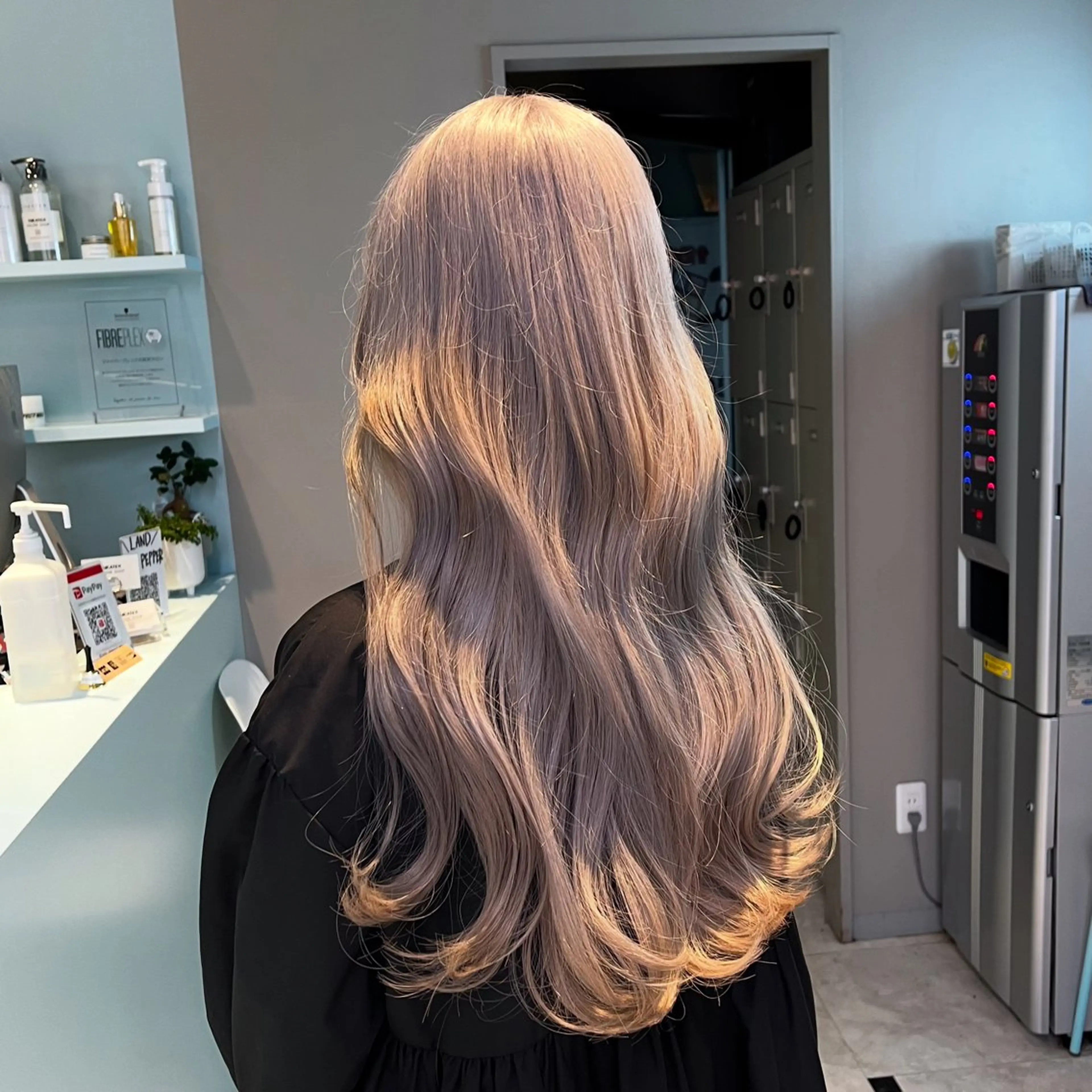 ロング カラー ヘアカラー トリートメント ブリーチカラー 🩵MIZUKIのヘアスタイル