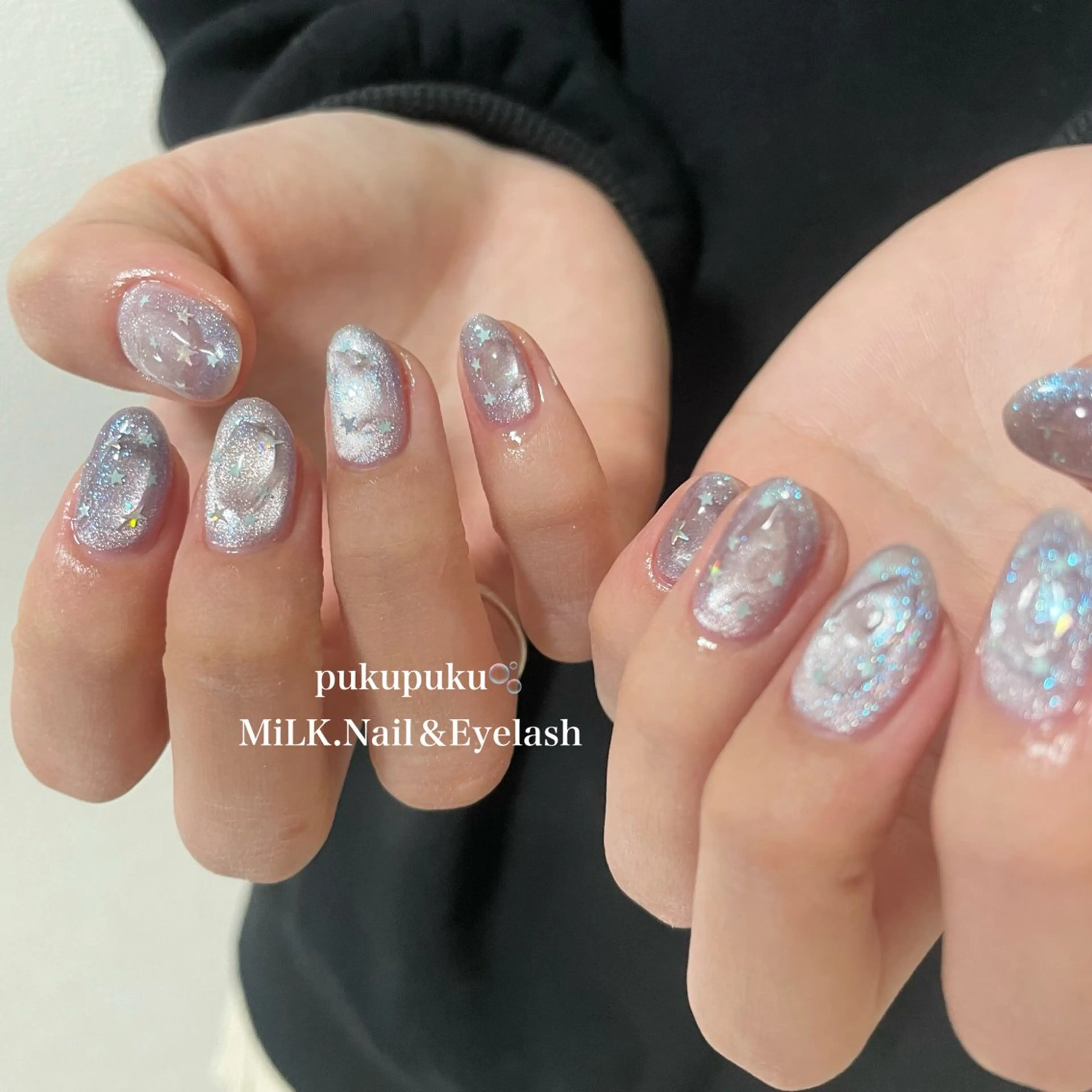 ネイル シンプルネイル ハンドネイル MiLK.   Nail&Eyelash所属・MiLK. wakaのマツエク・マツパデザイン