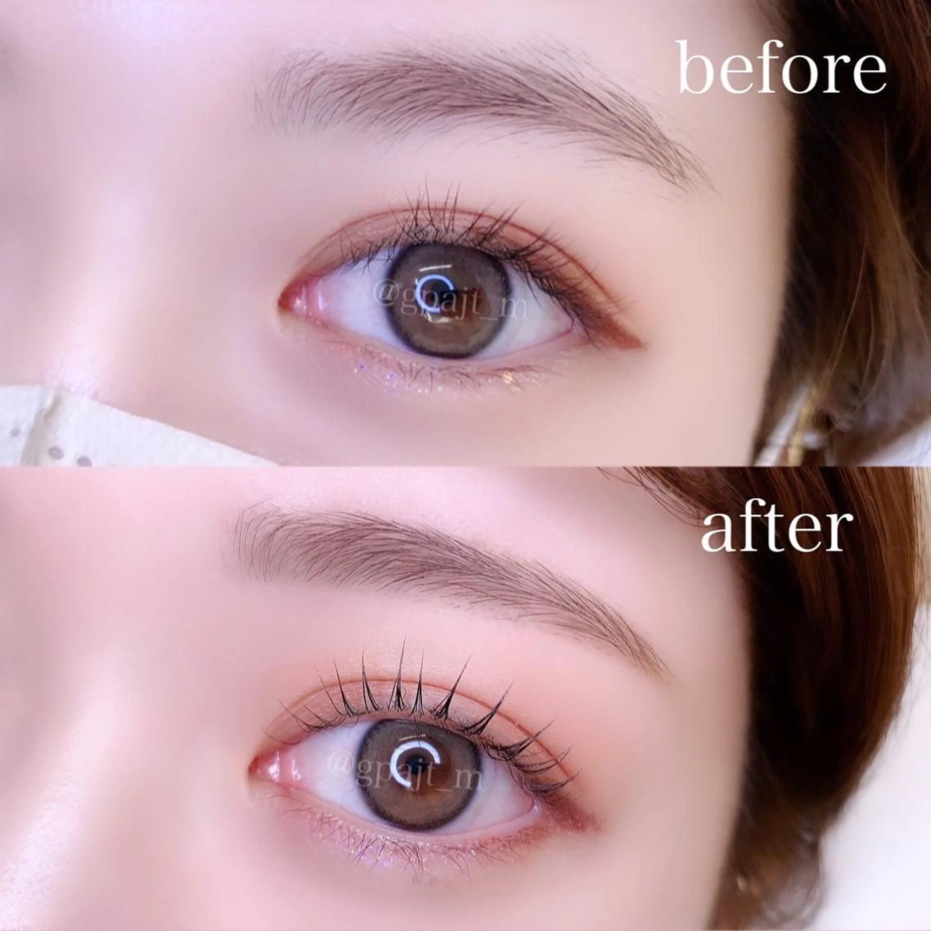 マツエク・マツパ アイブロウ manami ❤︎のマツエク・マツパデザイン