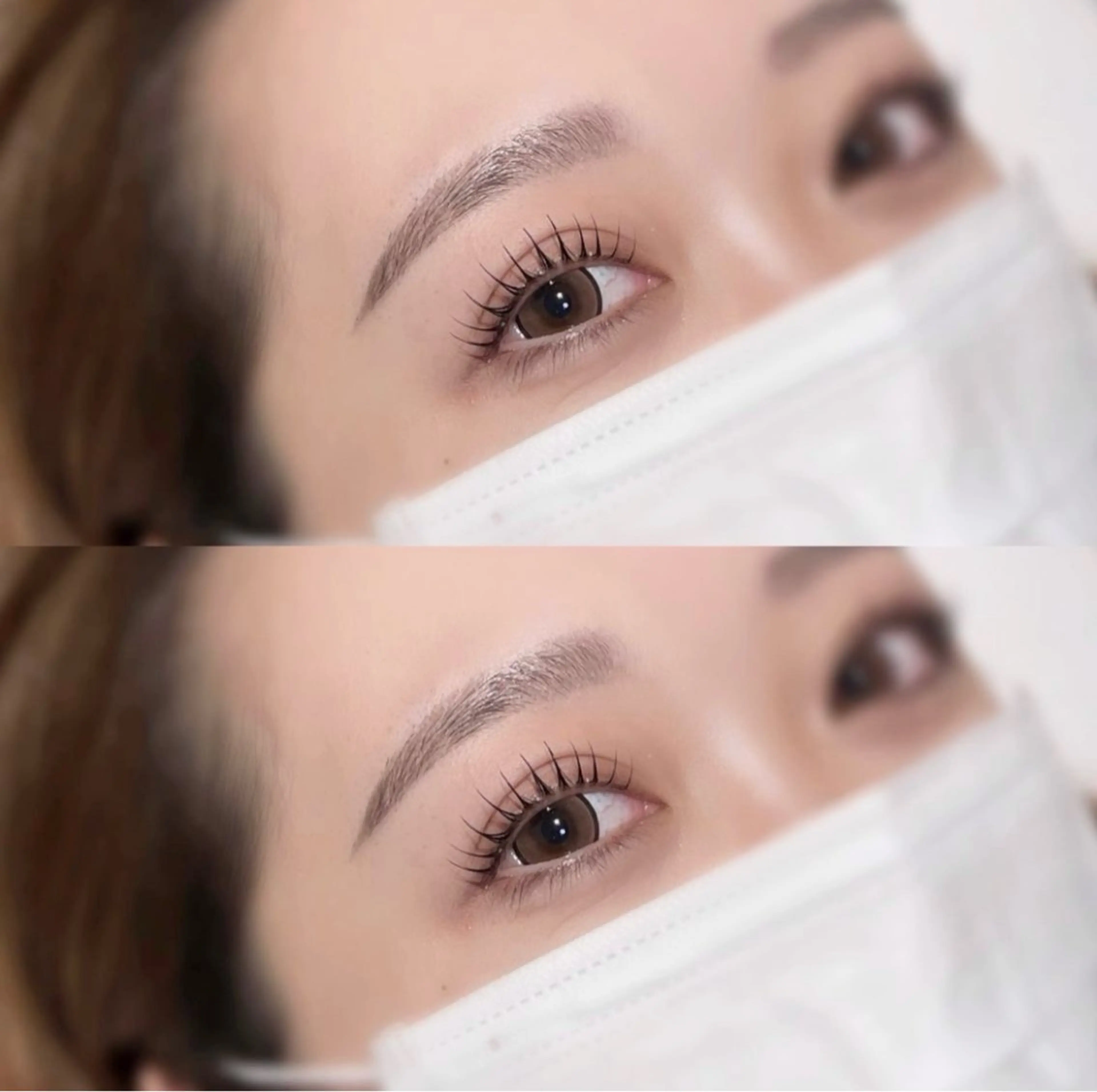 まつ毛パーマ+眉毛スタイリングの写真