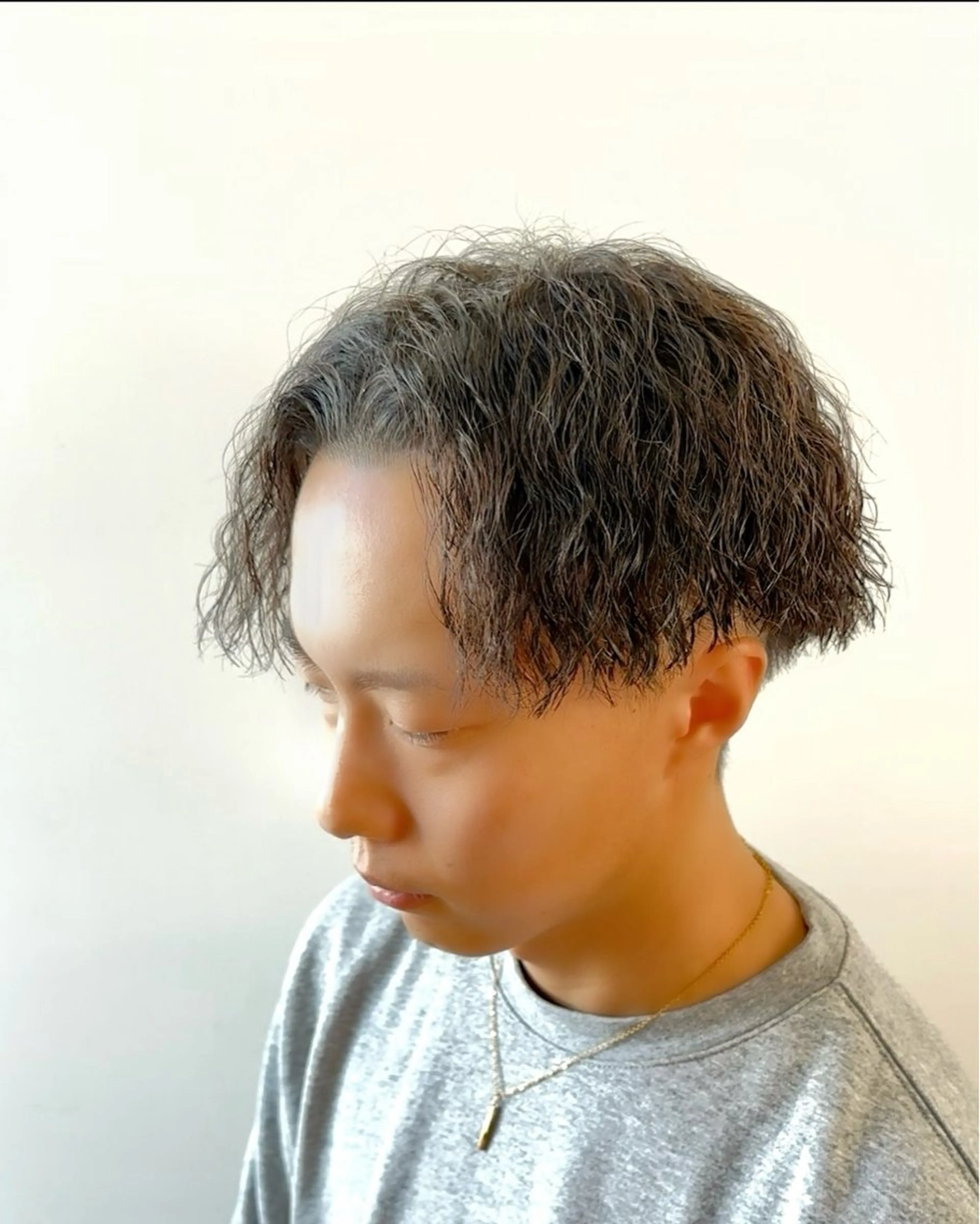 パーマ メンズ センターパート メンズパーマ カット パーマ ヘッドスパ ☆★メンズ特化★☆ 川地由麿のヘアスタイル