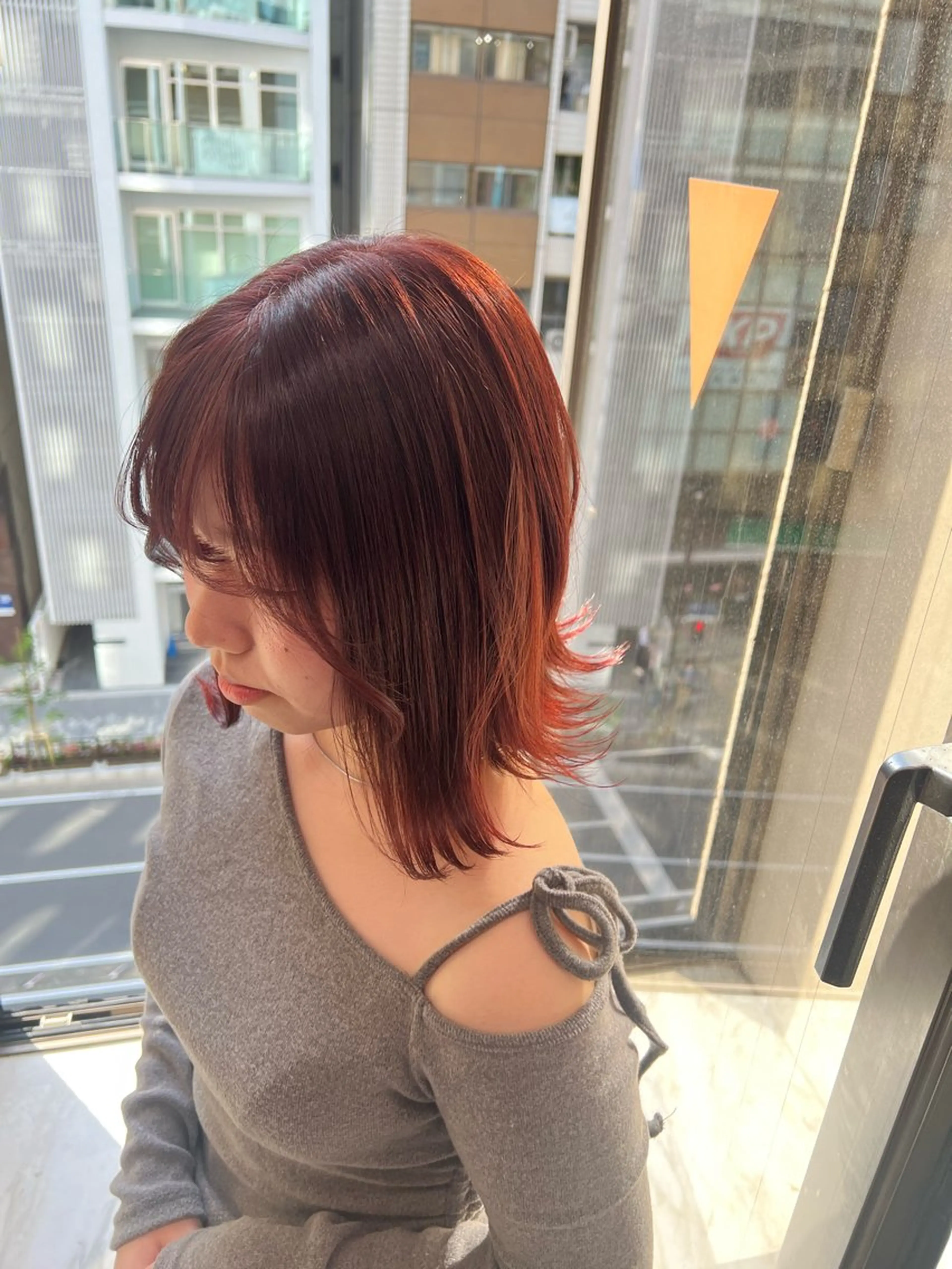 ロング カラー 韓国レイヤーカット /REIのヘアスタイル