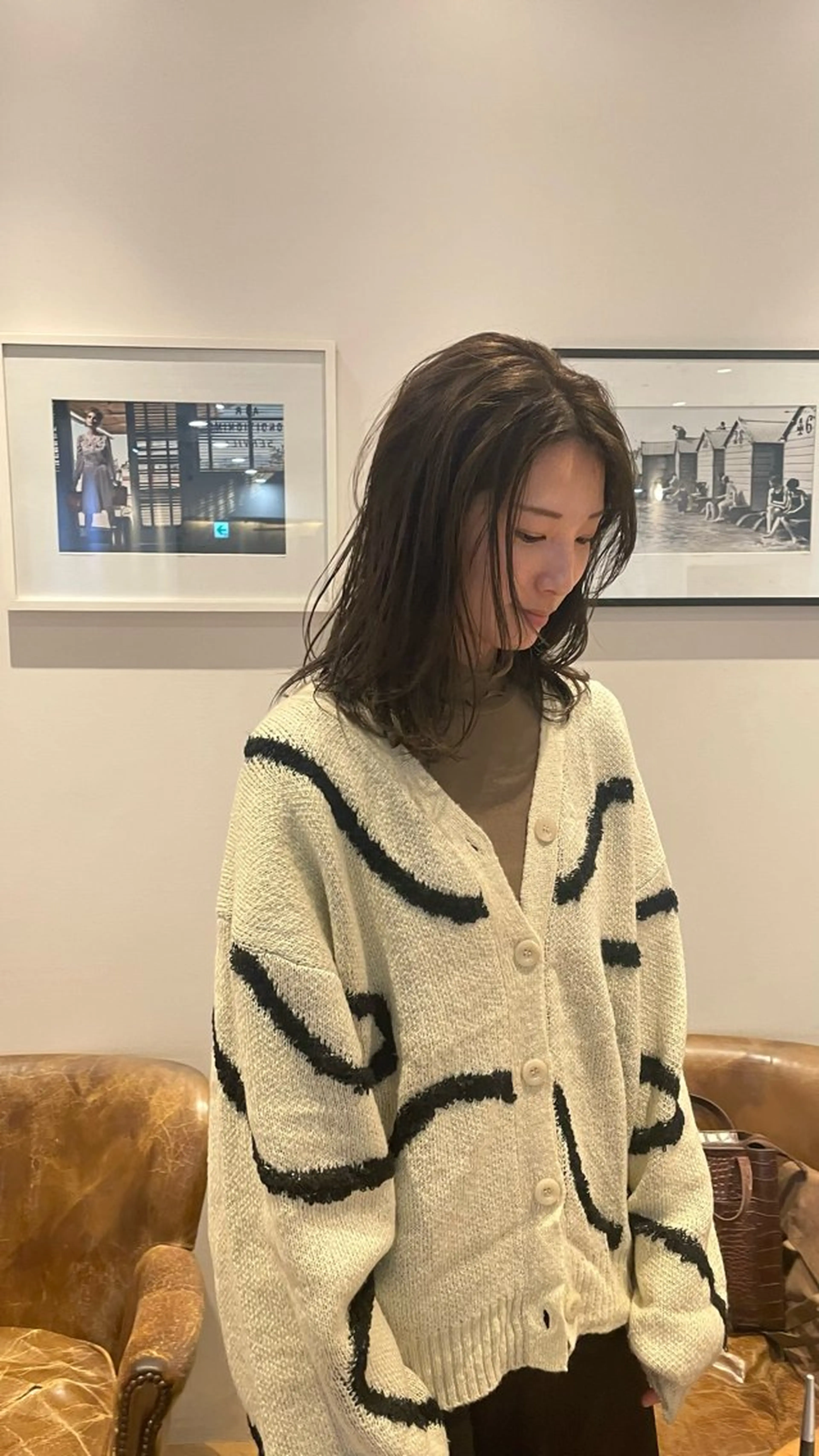 ミディアム レイヤーカット カット ヘアカラー トリートメント 葵🫧髪質改善/ つや髪✨梅田のヘアスタイル