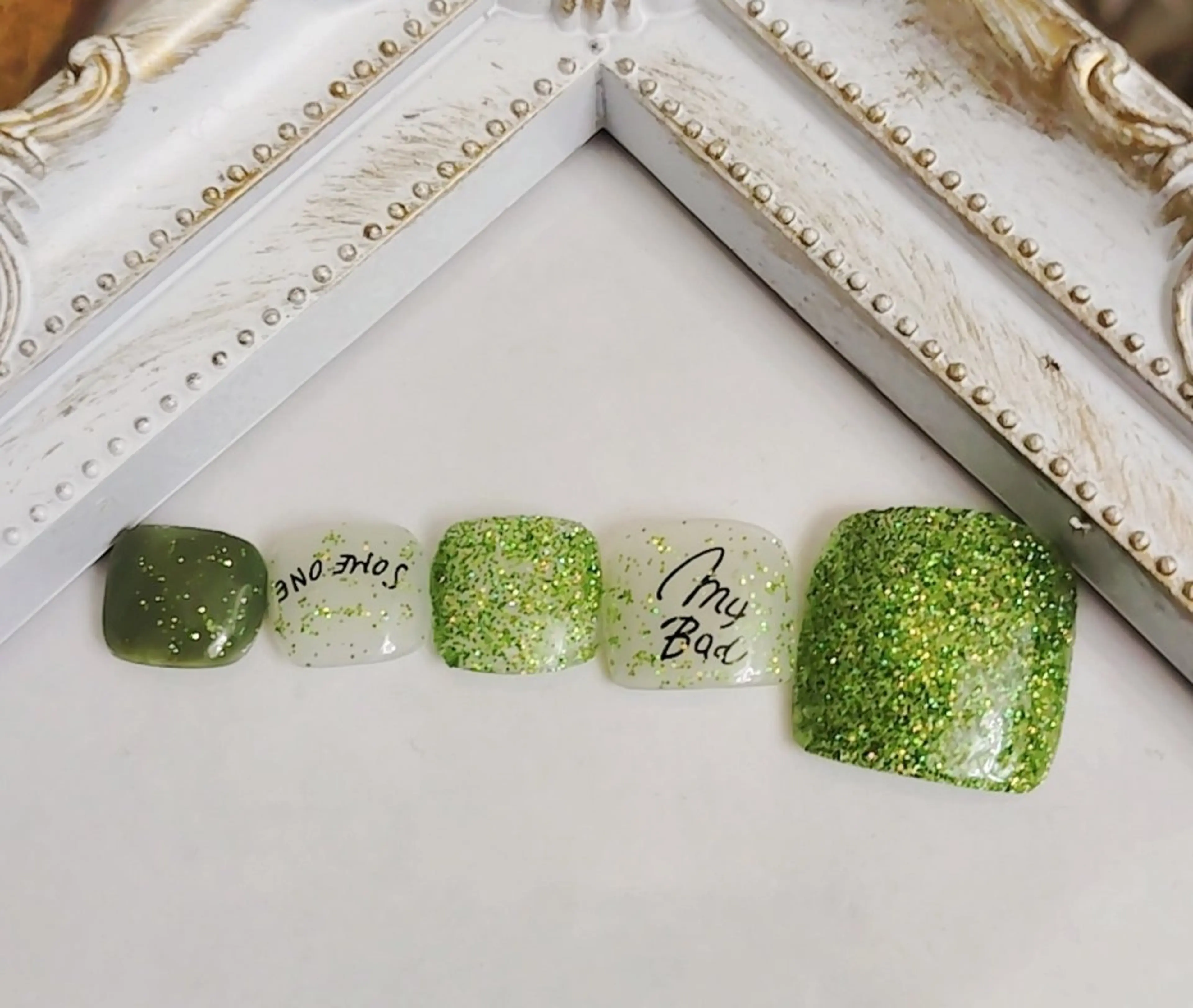 ネイル シンプルネイル フットネイル Jewel SecretBaseのネイルデザイン