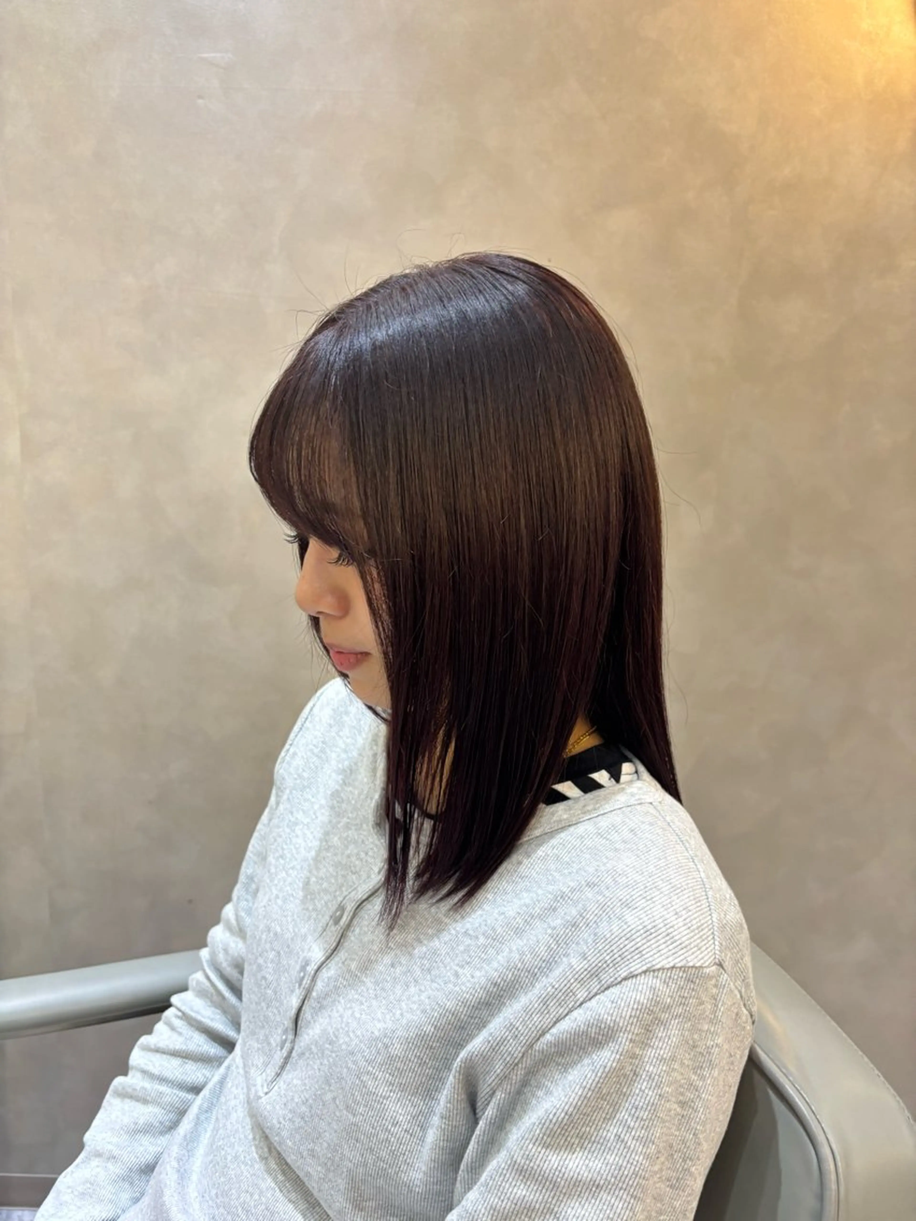 カラー ヘアカラー トリートメント zina karin୨୧˙˳⋆のヘアスタイル