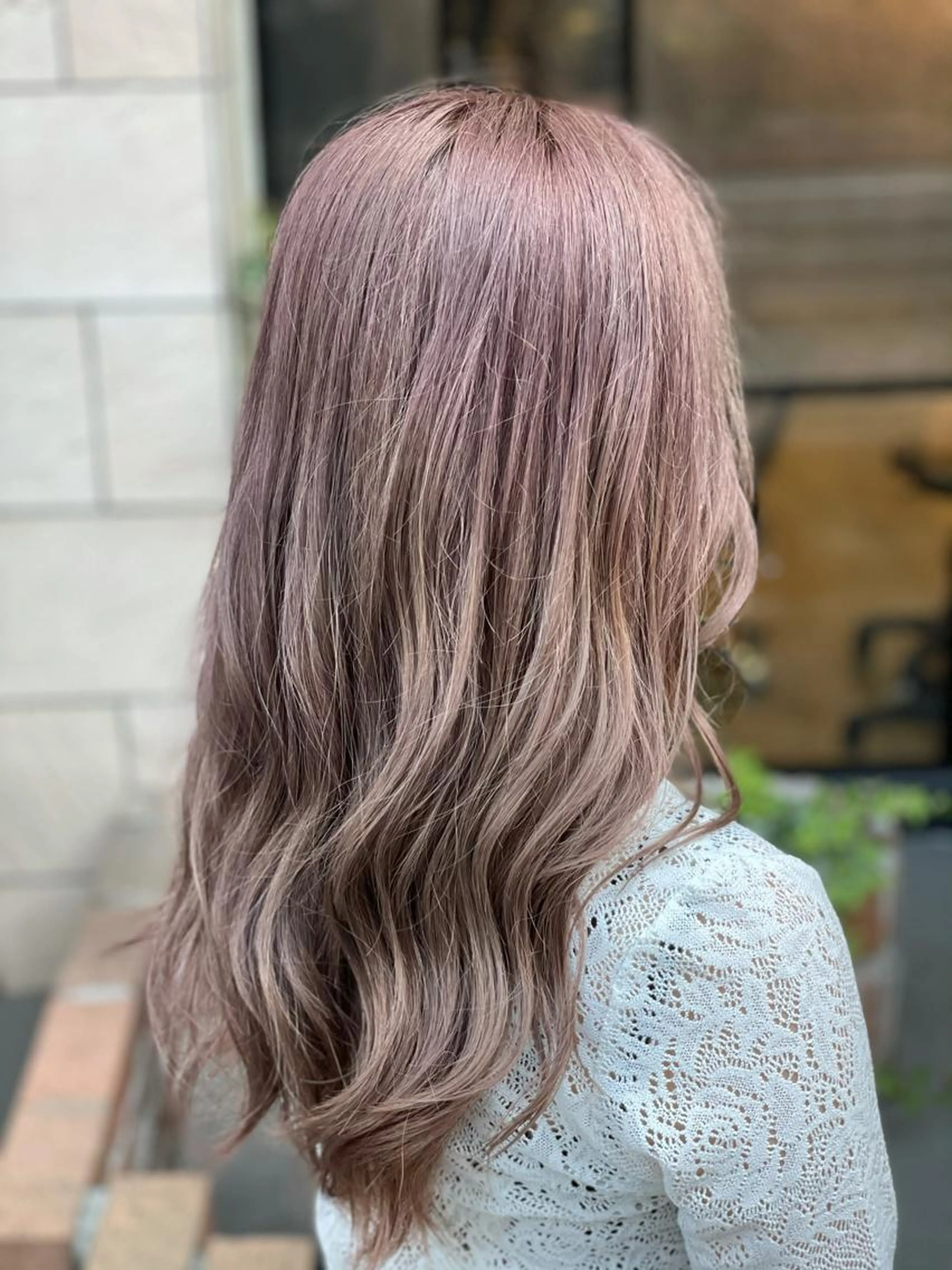 🌈ダブルカラー+プレトリートメント🧚‍♀️✨【1回ブリーチでお色味を抜いてオンカラーになります】の写真