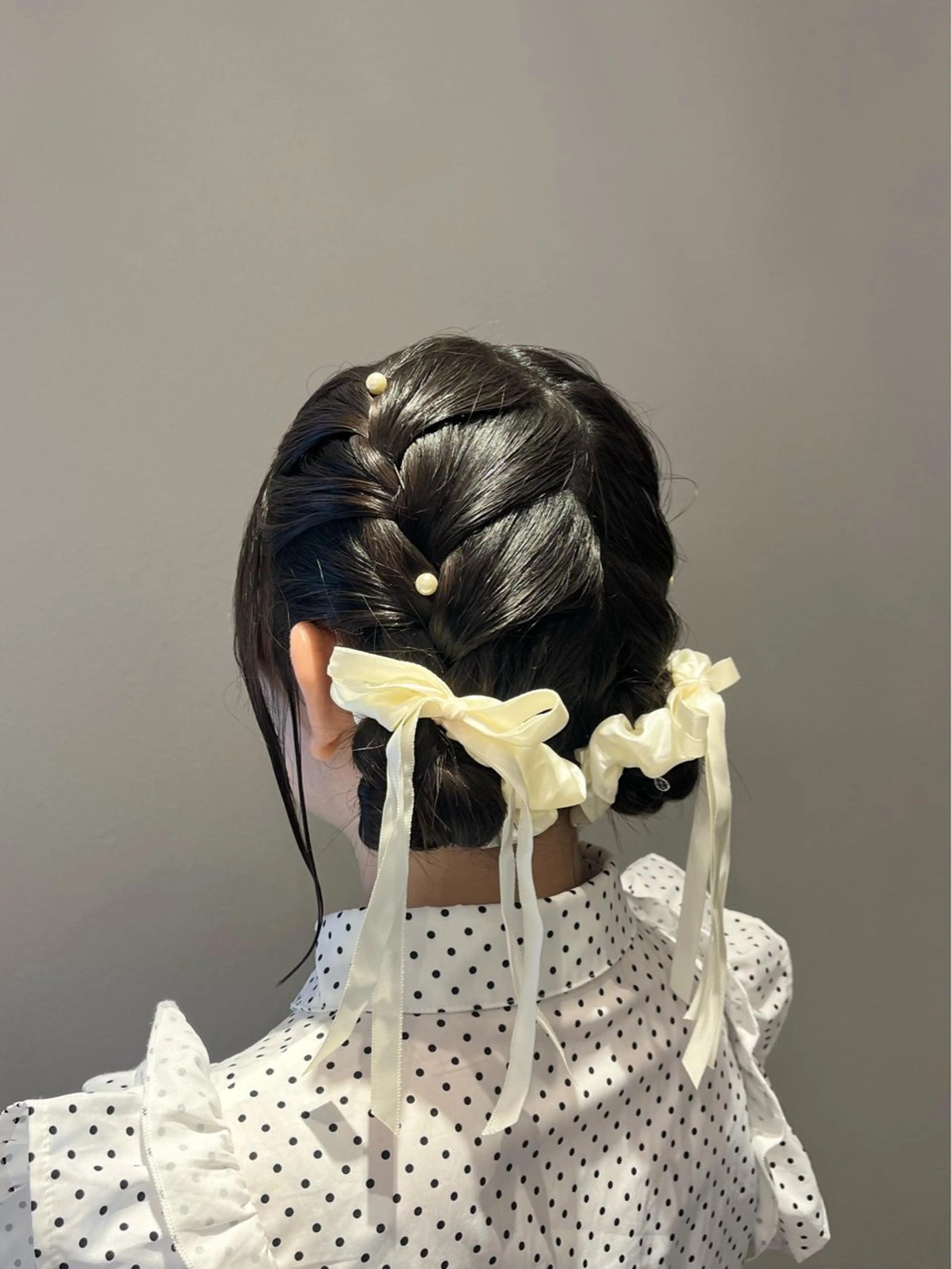 ヘアアレンジ ヘアセット ヘアセット/ピンク /レッド/あつはのヘアスタイル