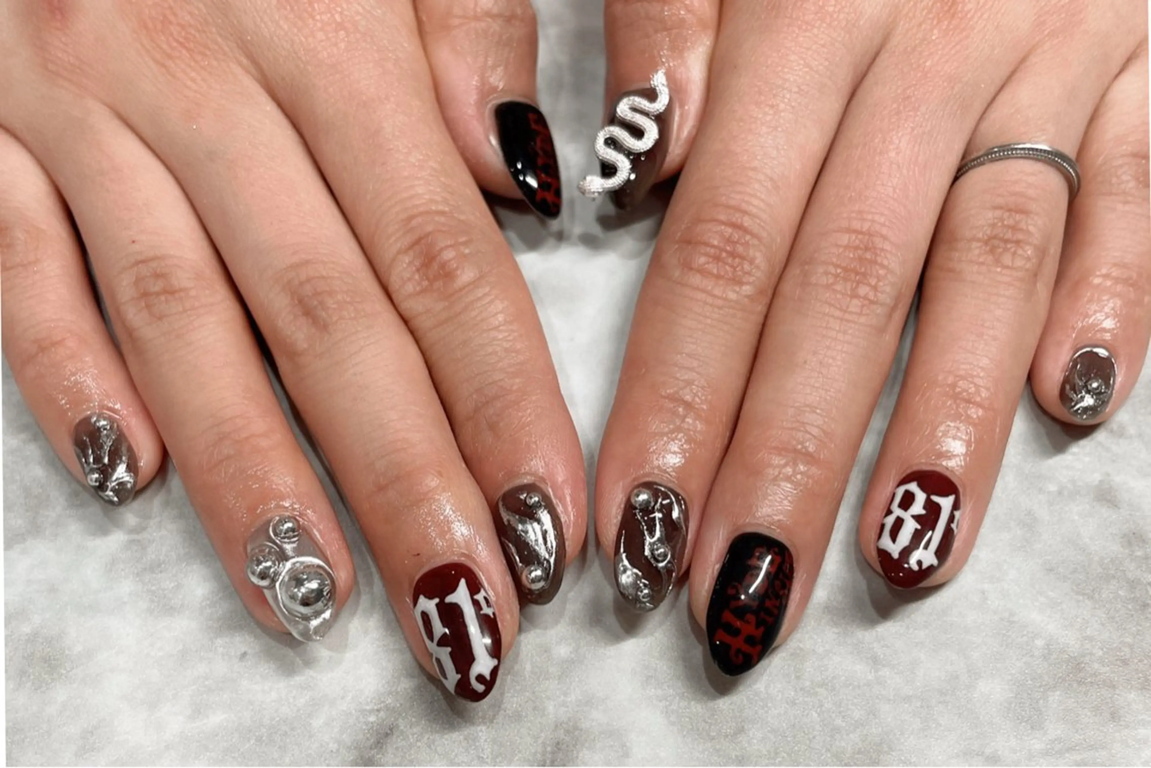 ネイル ハンドネイル NAIL Salon IP所属・長谷川 奈緒美のネイルデザイン