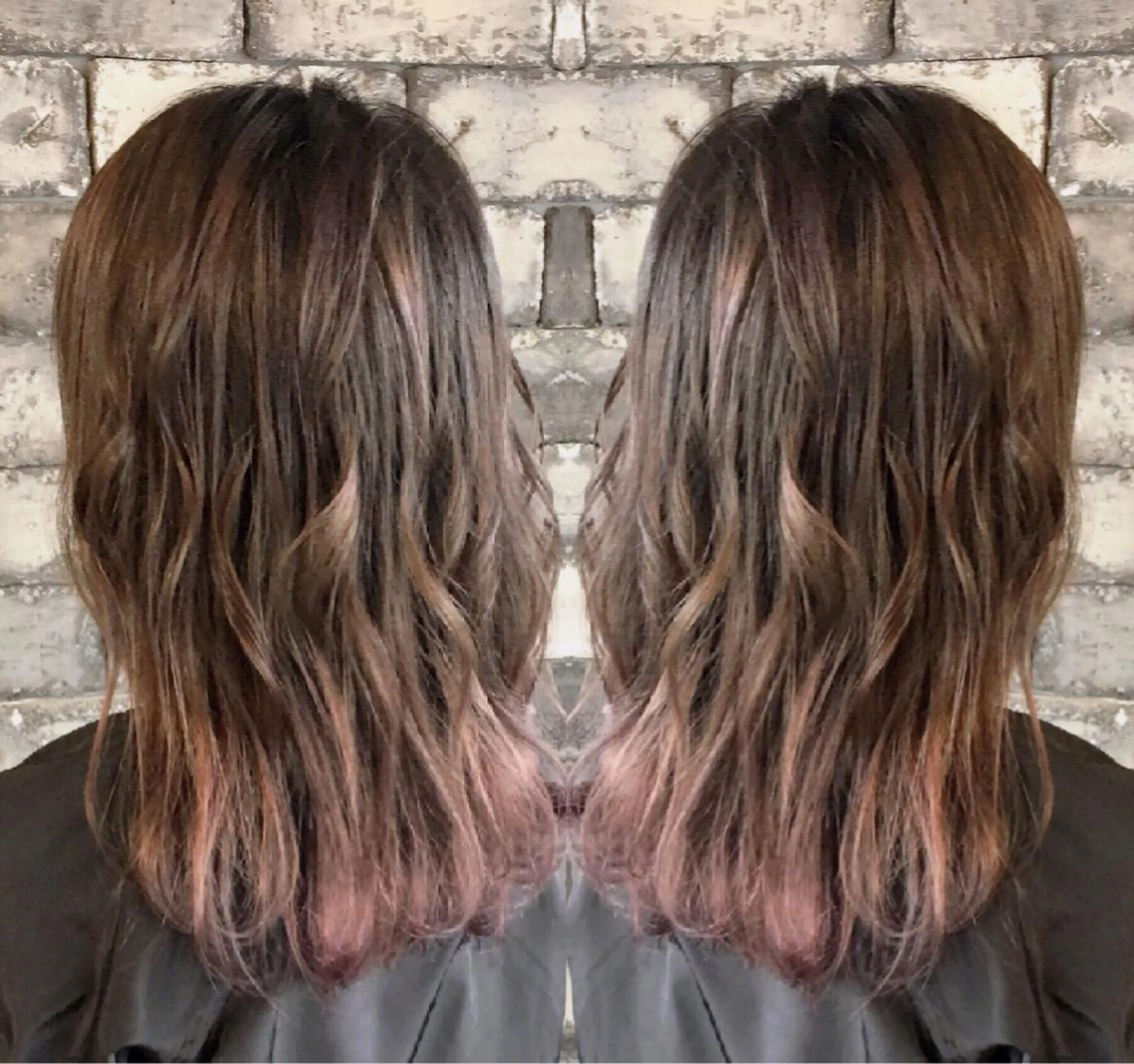 ミディアム 外国人風カラー レイヤーカット ヘアカラー トリートメント ヘアセット ❤️千葉県代表❤️ 店長❤️柿本翔一朗のヘアスタイル