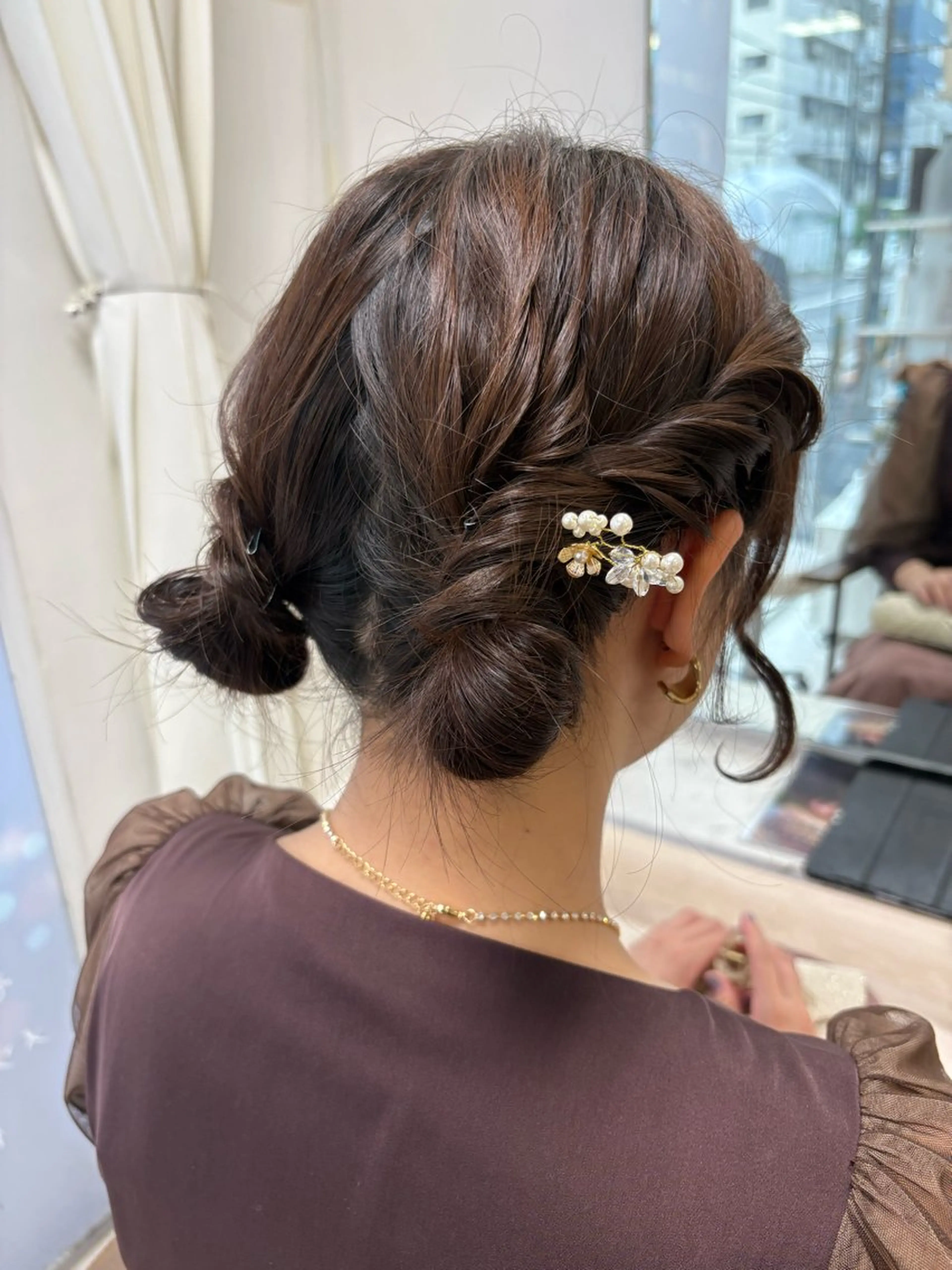 ヘアセット 栗田 優月のヘアスタイル