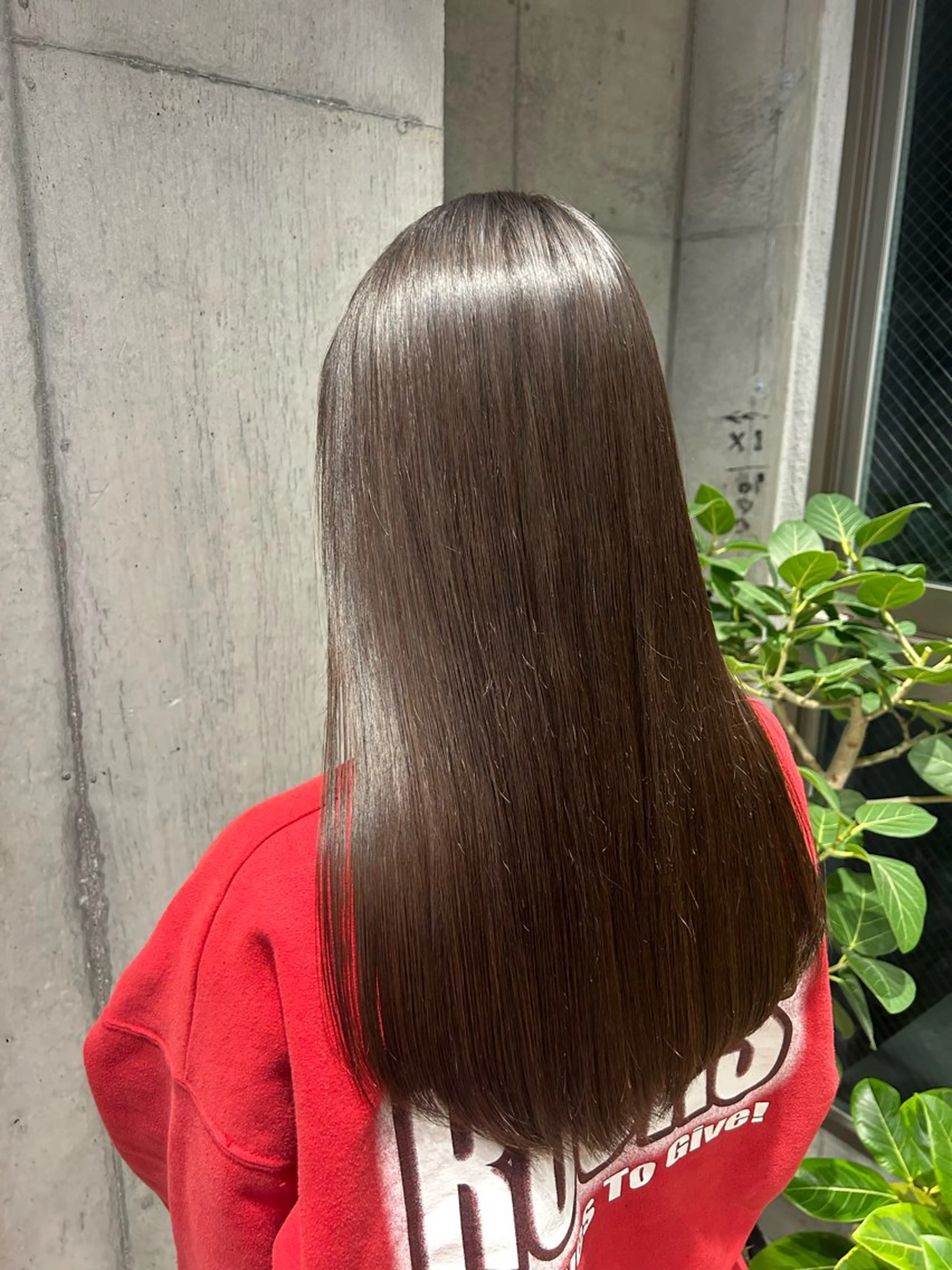 ロング 縮毛矯正 🤡暖色艶カラー 🤡みさきのヘアスタイル