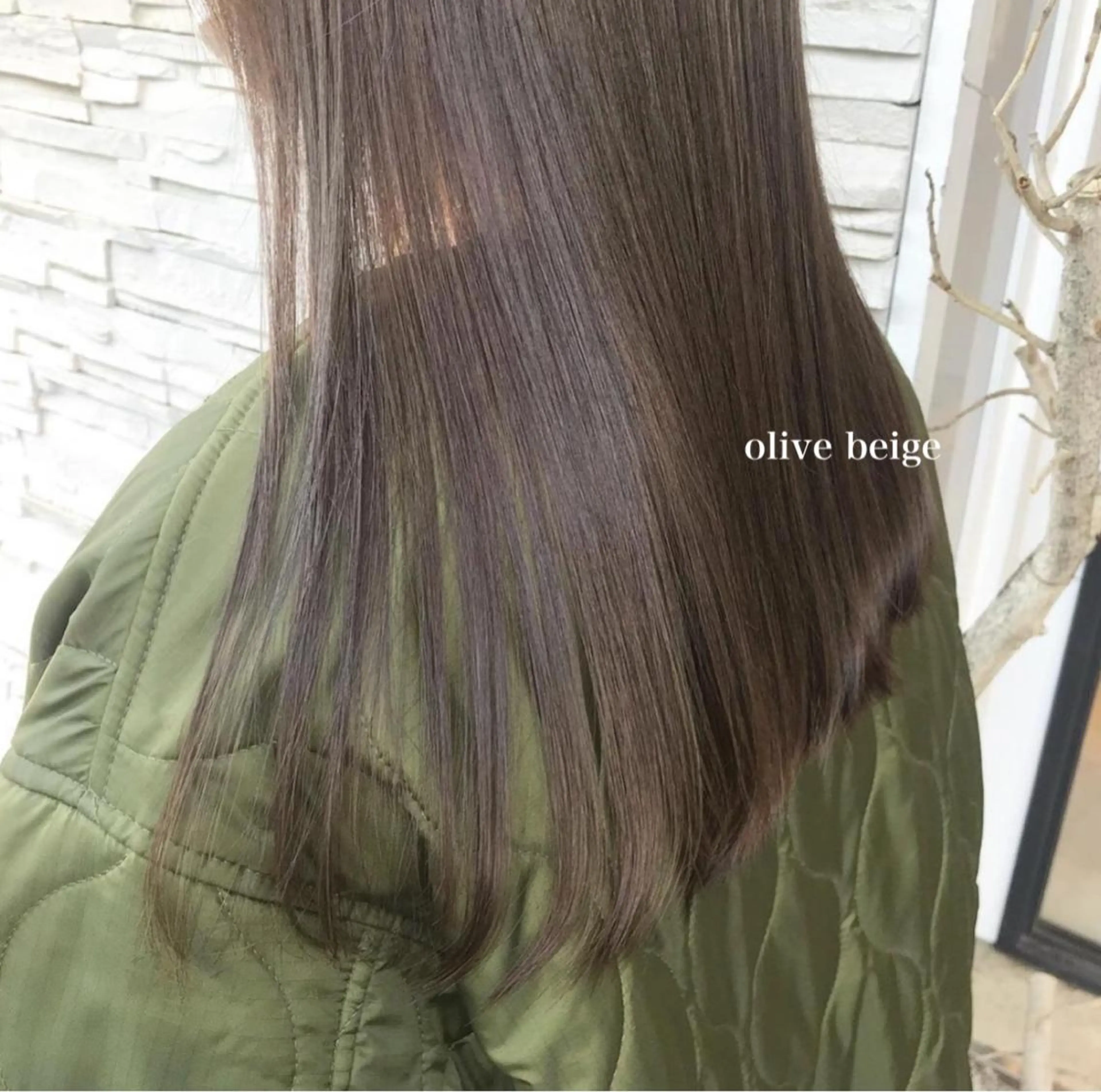 カラー ベージュカラー 透明感カラー オリーブベージュ ˗ˏˋBALEˎˊ˗ あけの🌙のヘアスタイル