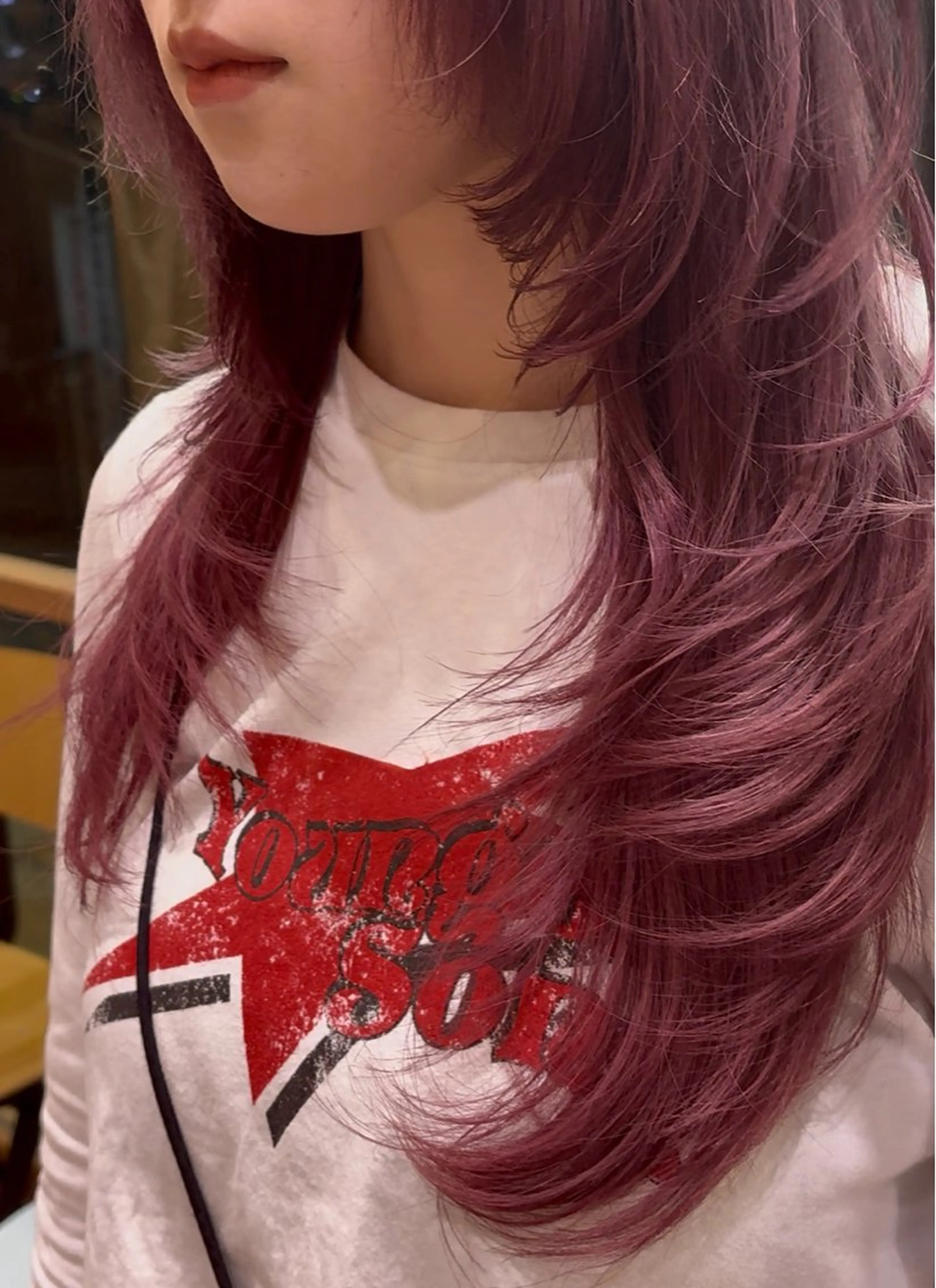 ロング カラー ブリーチ ハイトーンカラー レイヤーカット カット ヘアカラー トリートメント 【透明感カラー】/ 【レイヤー】保坂拓也のヘアスタイル