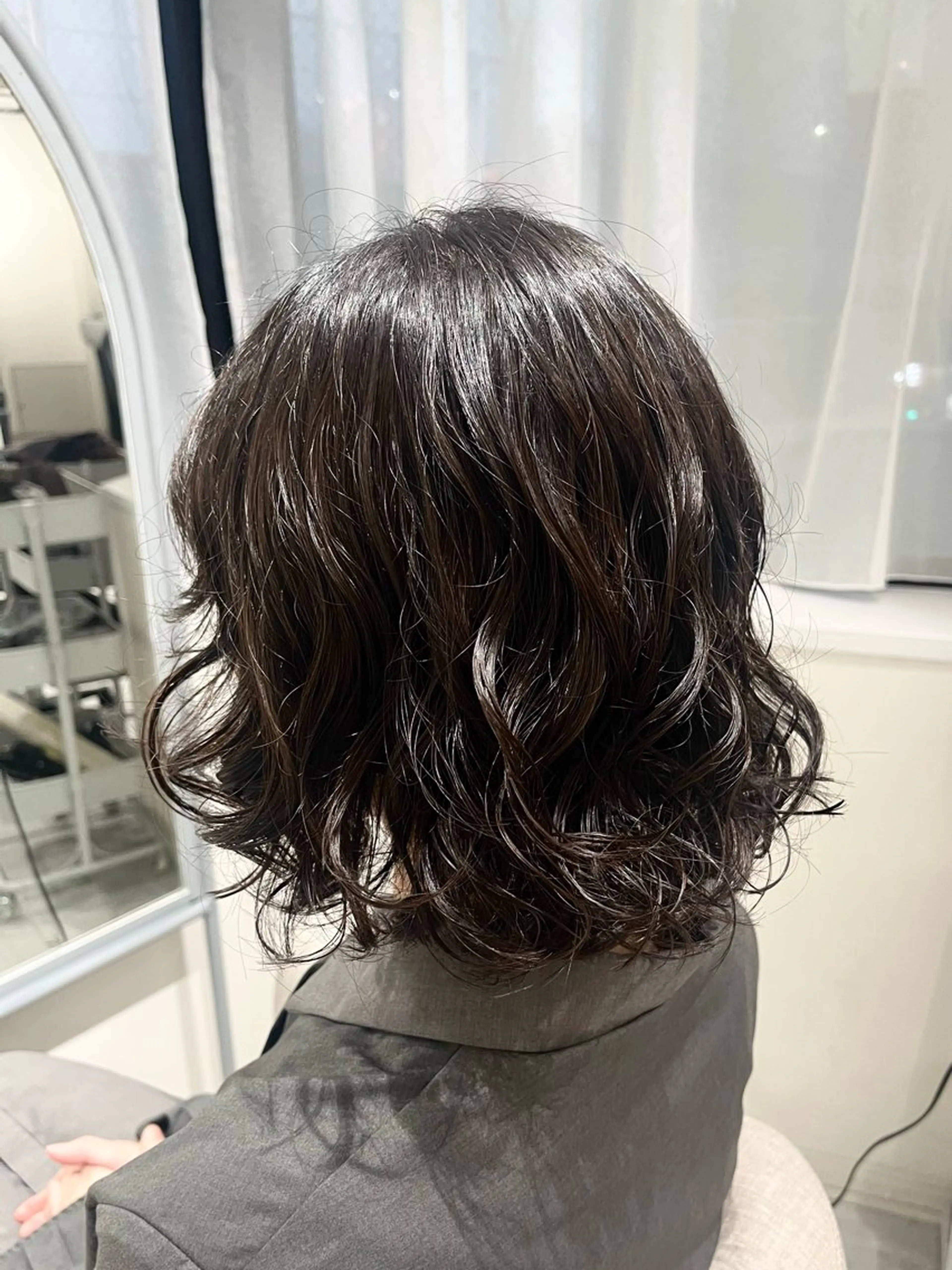 カット+レディースパーマの写真