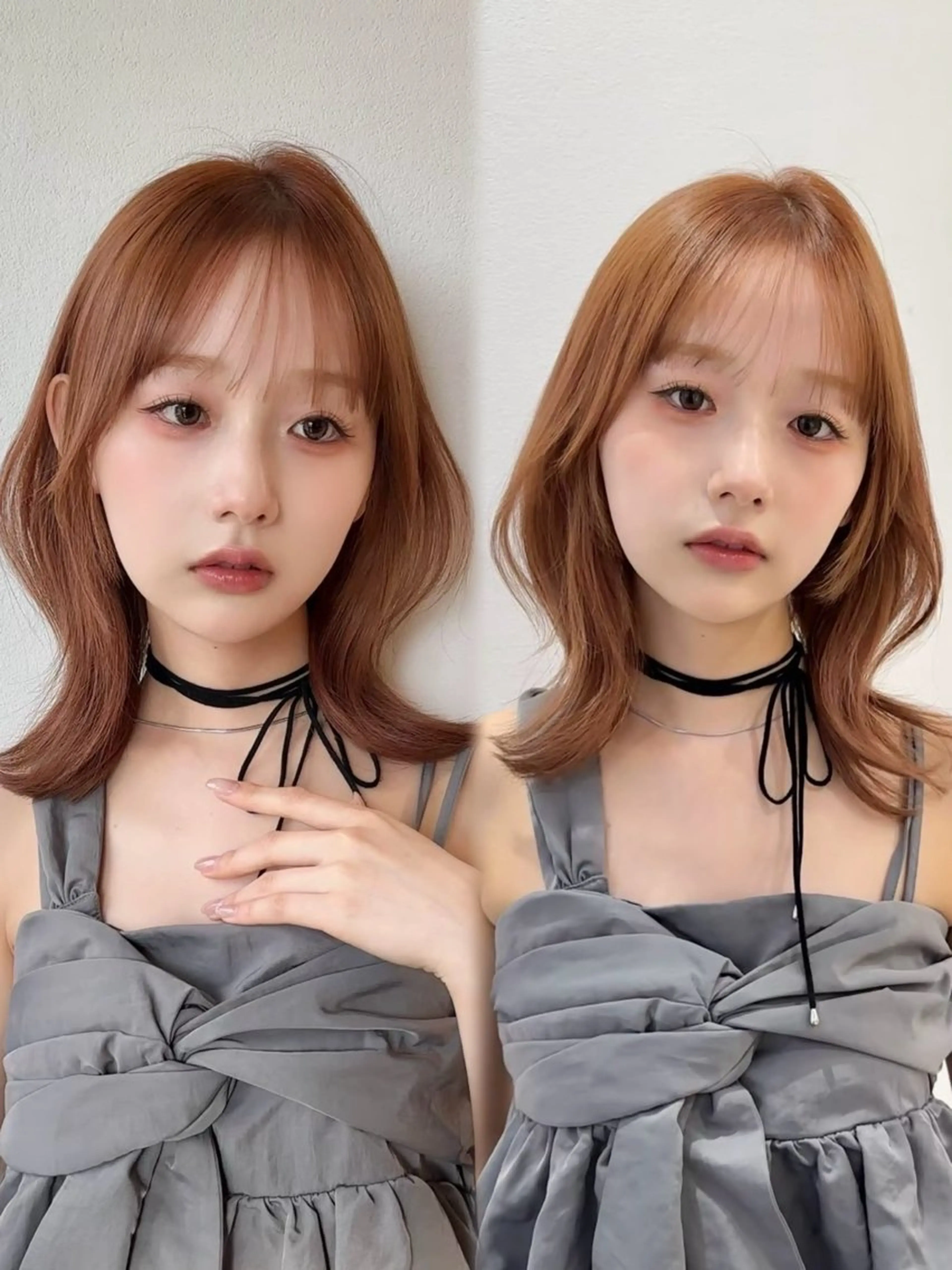 ミディアム カラー ヘアアレンジ ボブレイヤー ブリーチ ボブ レイヤーカット カット ヘアカラー トリートメント 似合わせカラー× ウルフカット/ホマレのヘアスタイル