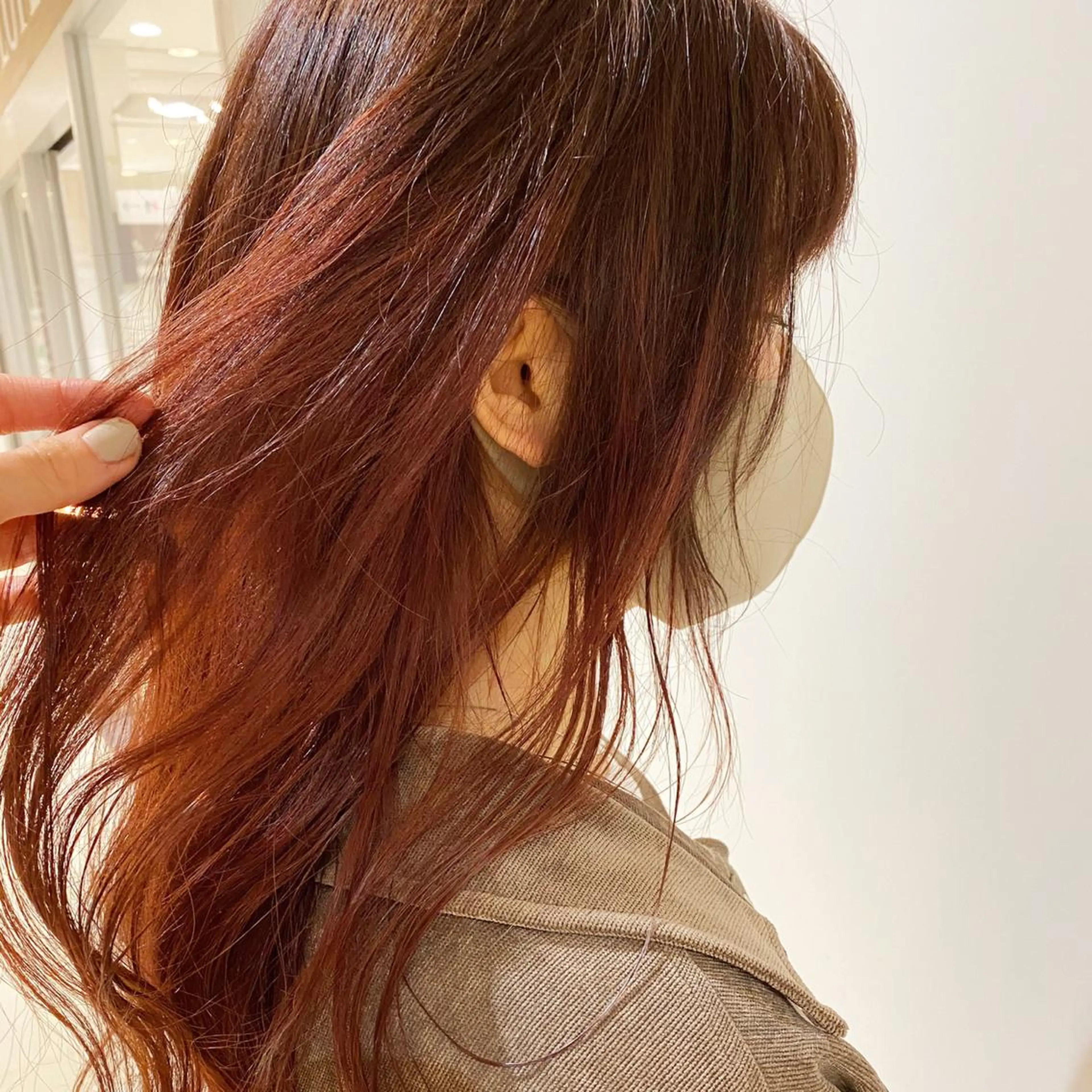 ミディアム カラー ピンクカラー ヘアカラー ボブ/salut町田 🧡kanaのヘアスタイル