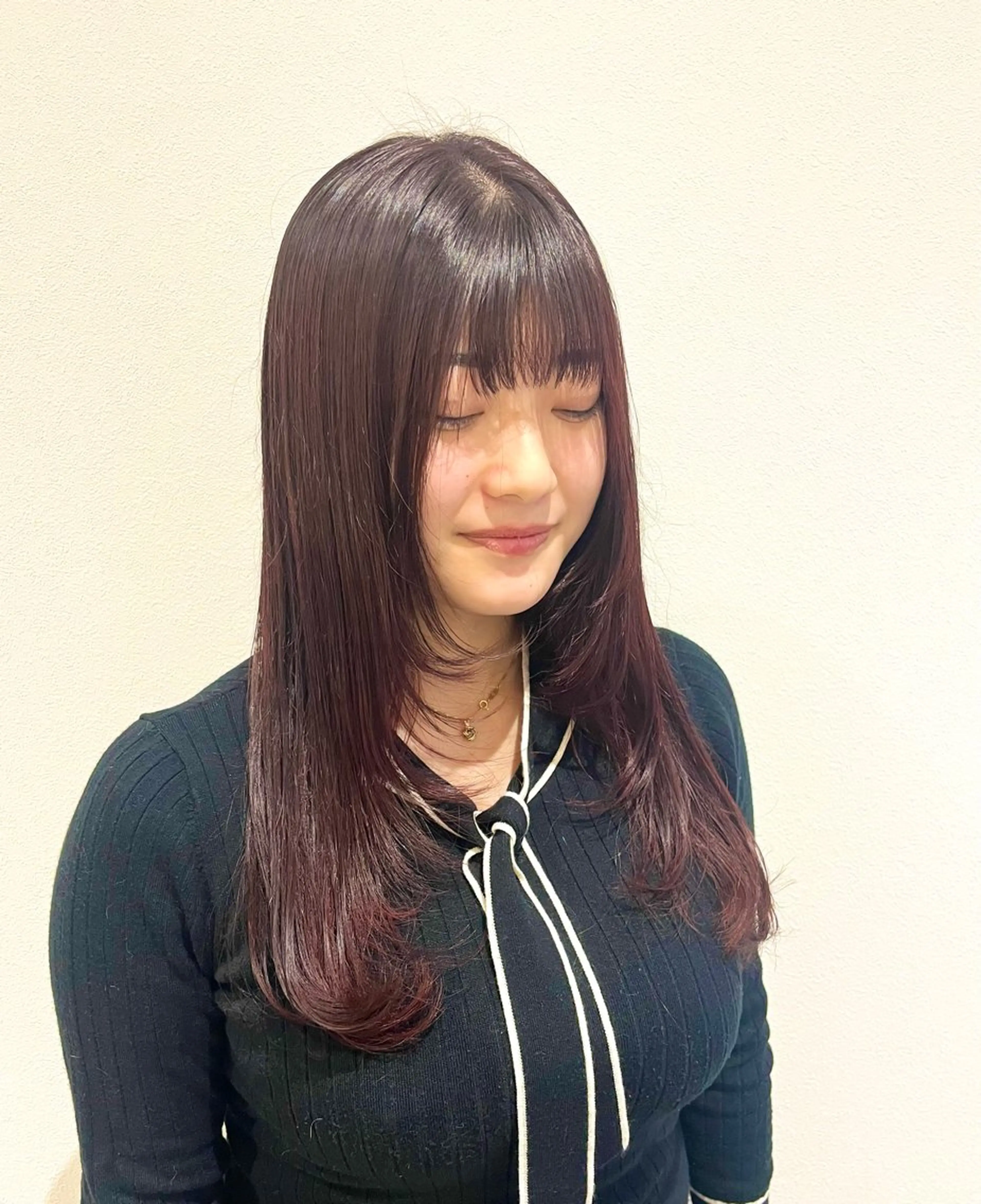 ロング カラー カット ヘアカラー トリートメント 透明感Color🩶 髪質改善 ユウナ🦋のヘアスタイル