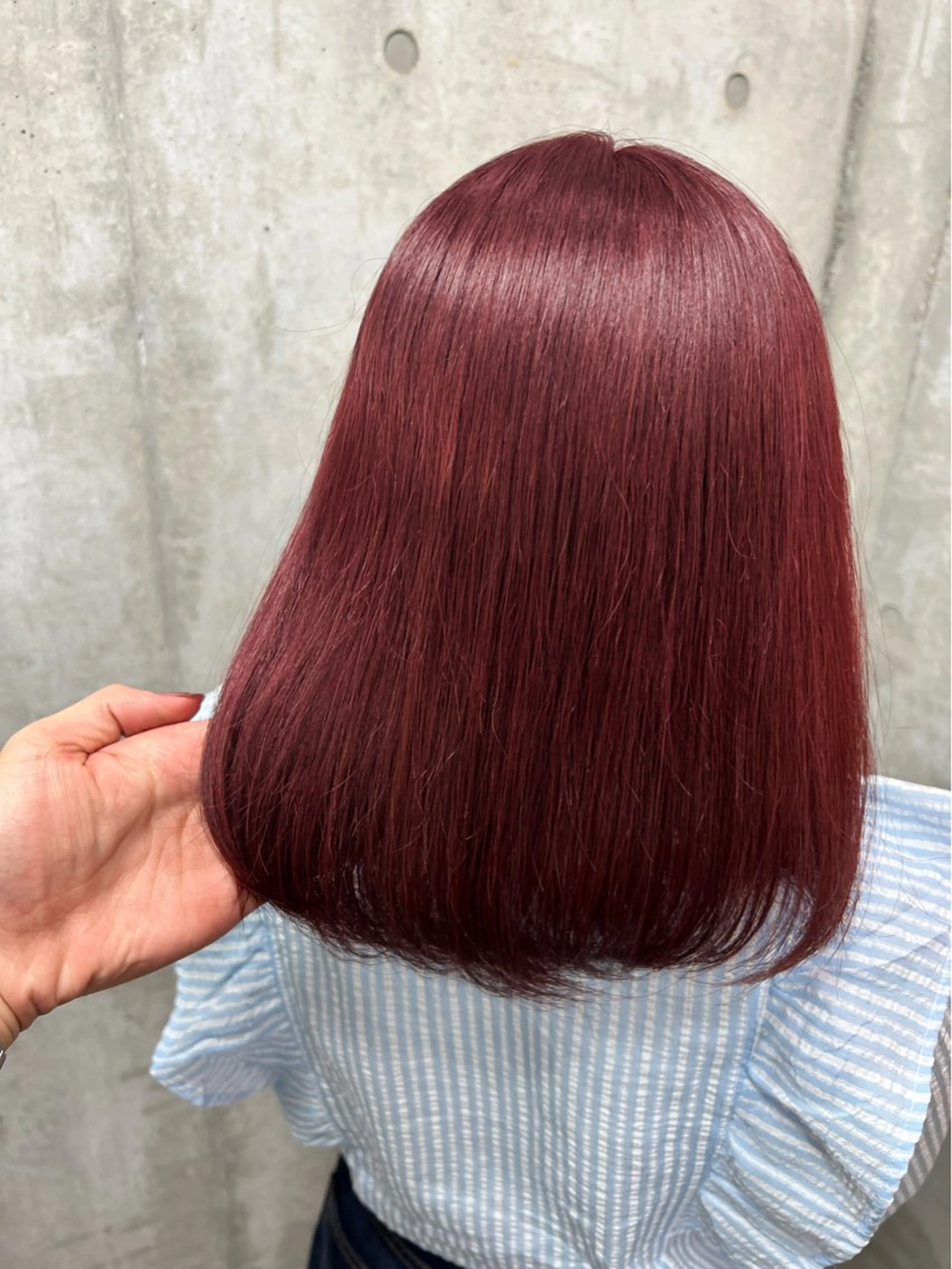 ミディアム カラー ブリーチカラー/ 寺口佳希のヘアスタイル