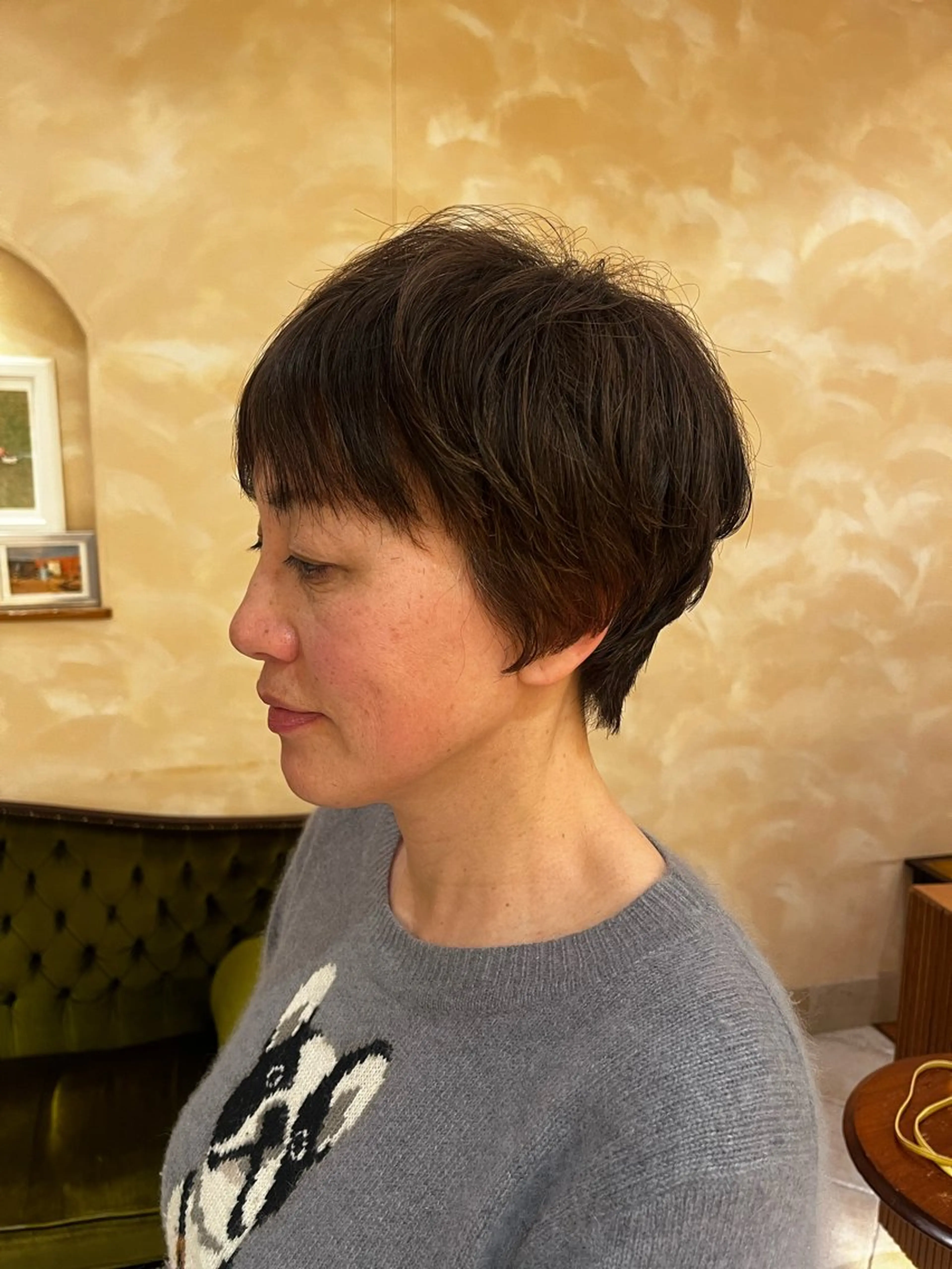 ショート 田内 満里奈のヘアスタイル