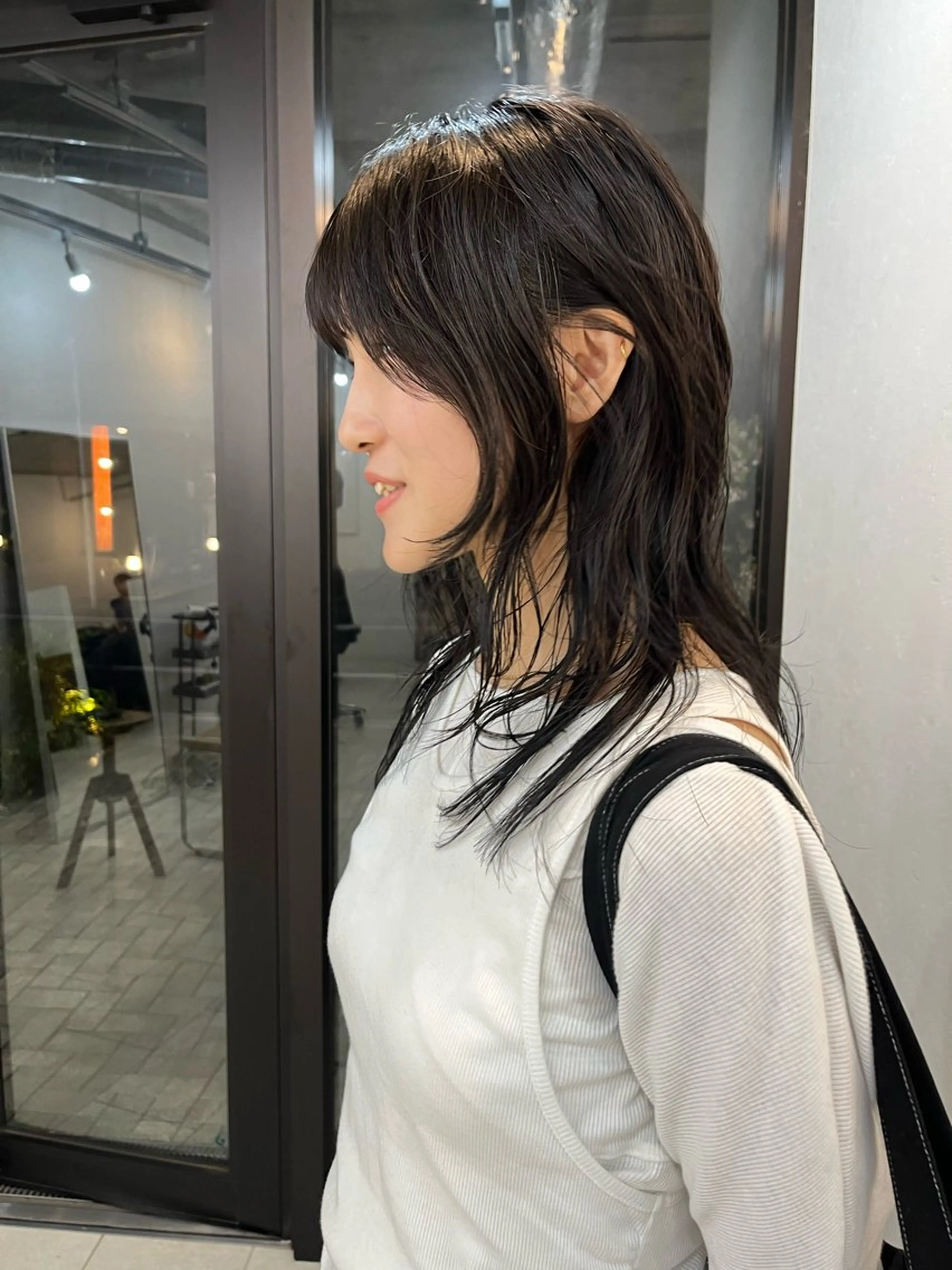 セミロング カラー カット ヘアカラー NOUN所属・eri kinjoのヘアスタイル