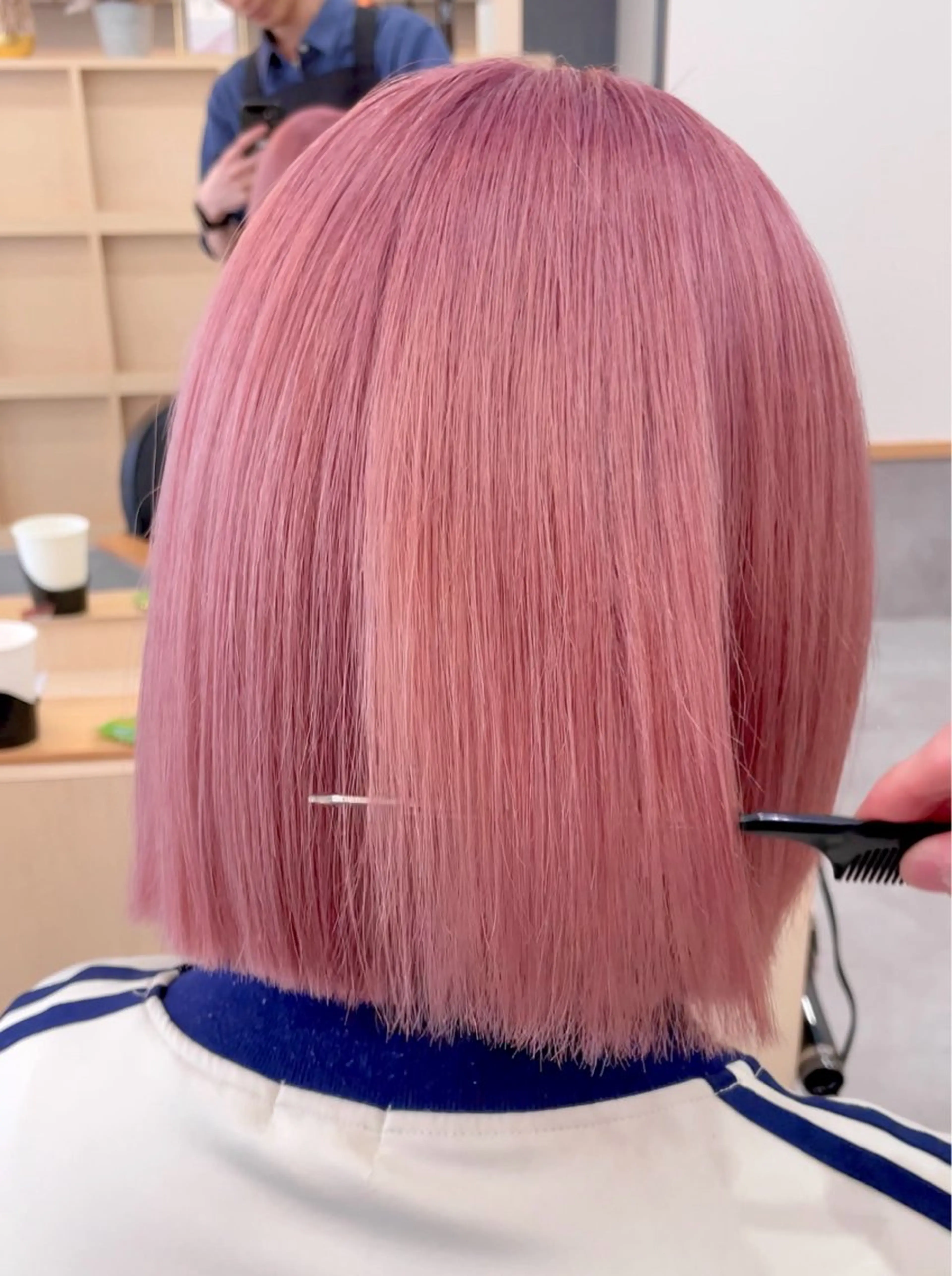 カラー ブリーチ SOYON豊田市駅店所属・髪質改善/ 上村旺武のヘアスタイル