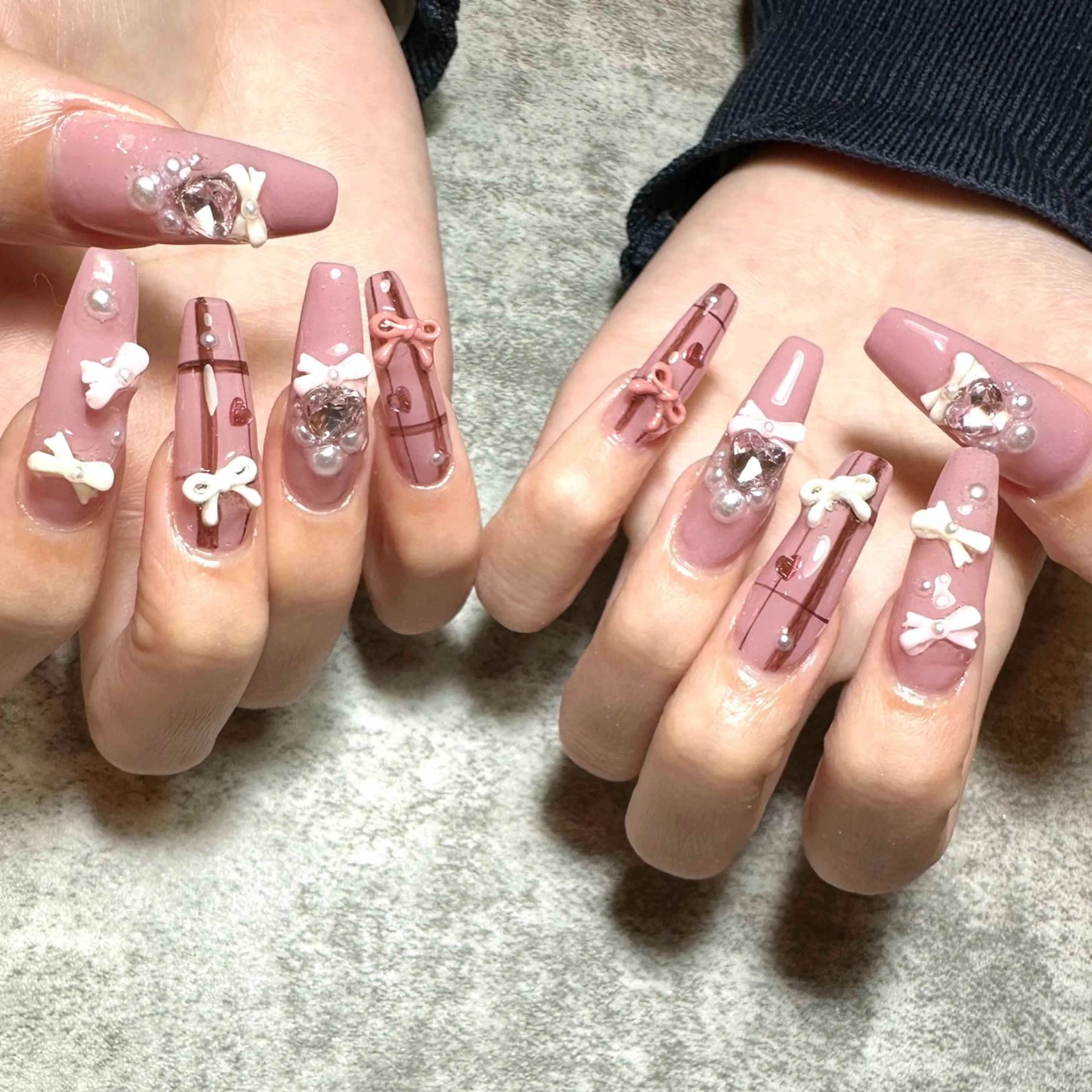 乗せ放題デザイン💖長さ出し10本の写真