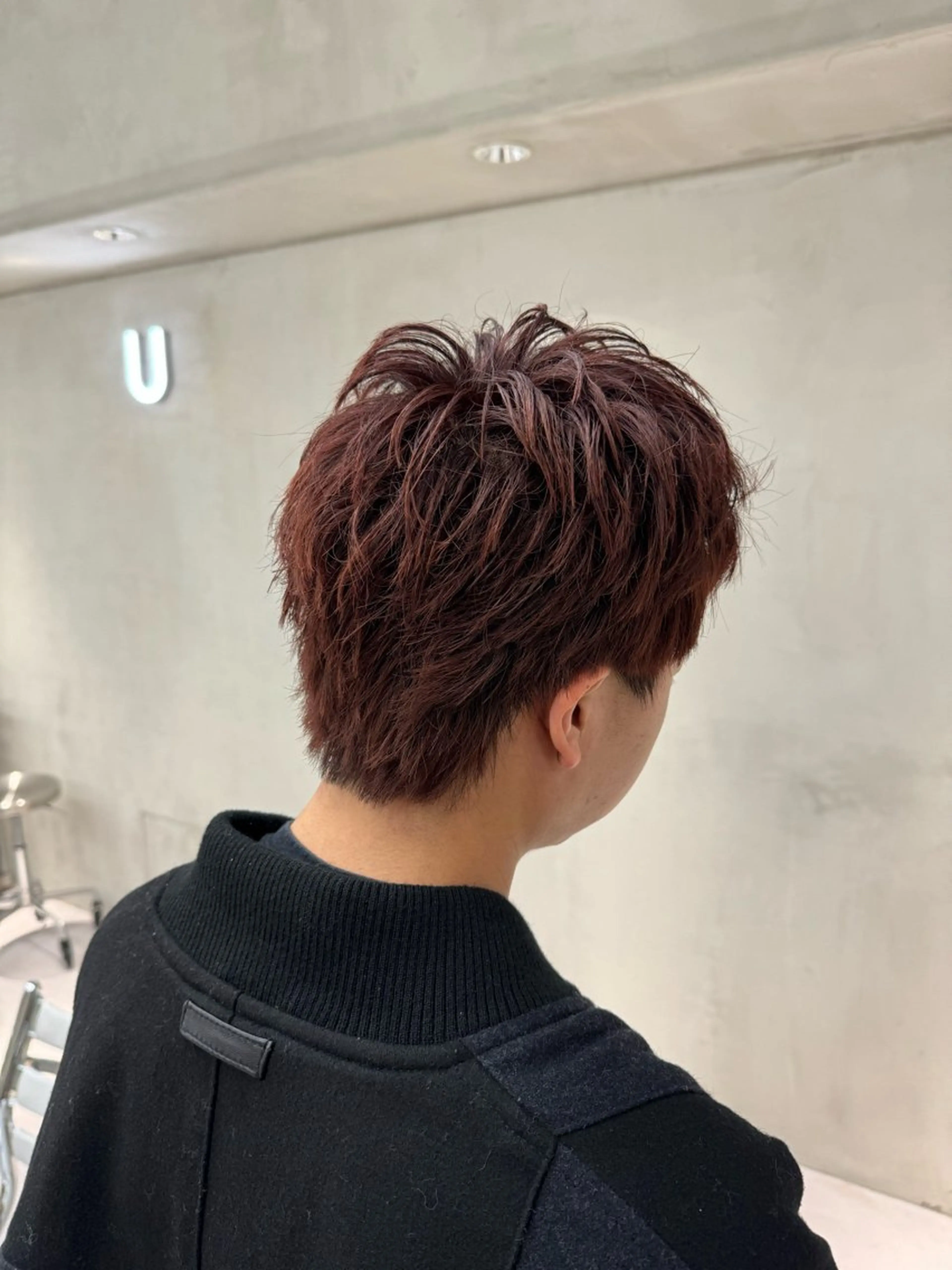 カラー メンズ ブラウンカラー レッドカラー ブリーチ/パーマ特化 片平和寿のヘアスタイル