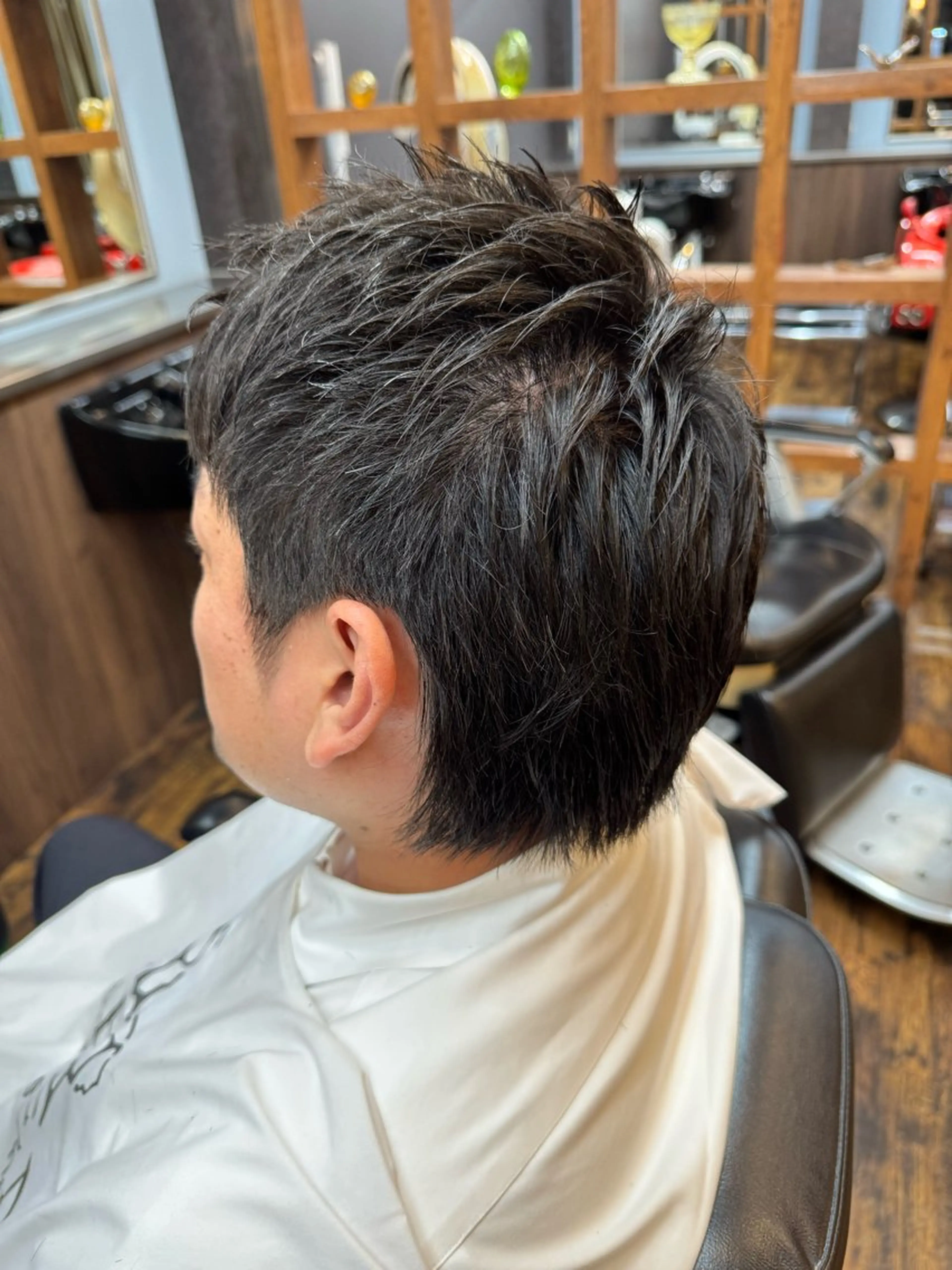 ショート カット KEEN  creative hair所属・齊藤/メンズカット/ 溝の口/バーバーのヘアスタイル