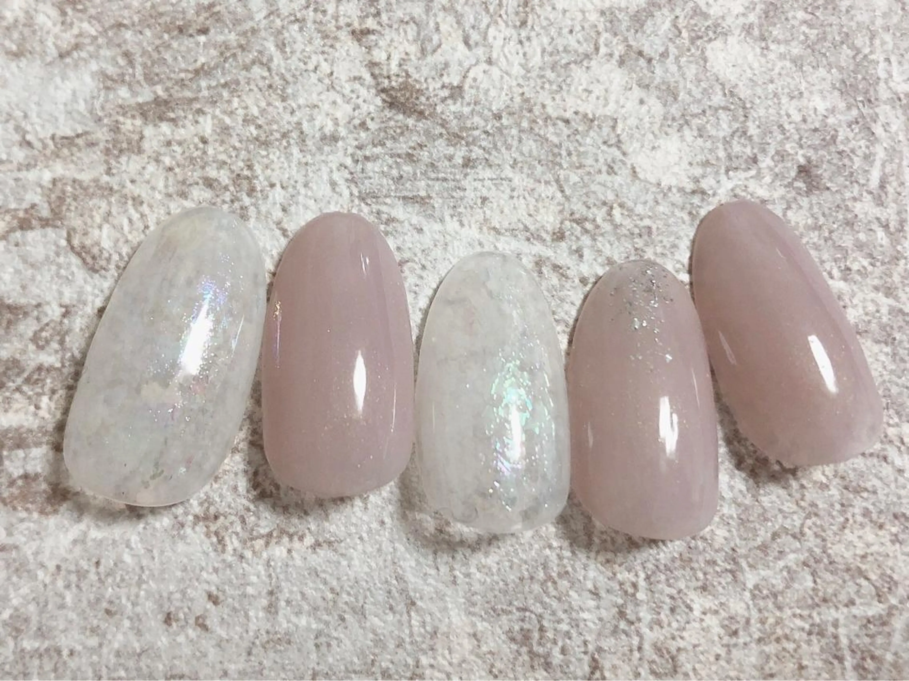 ネイル シンプルネイル 春ネイル kiki nail 二子玉川のネイルデザイン