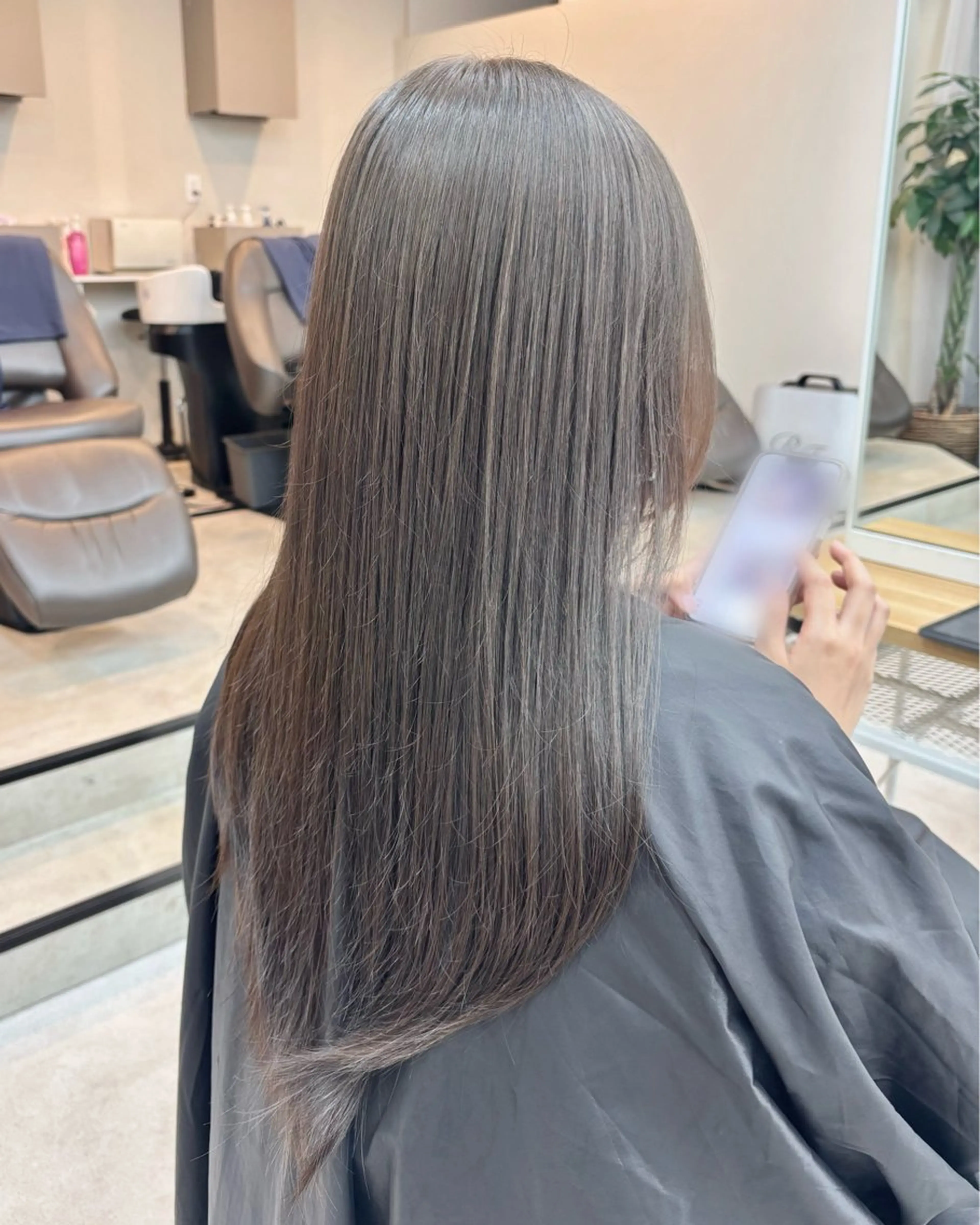 ロング トリートメント 𝗆𝗂𝗒𝗎 🐈‍⬛🎀のヘアスタイル