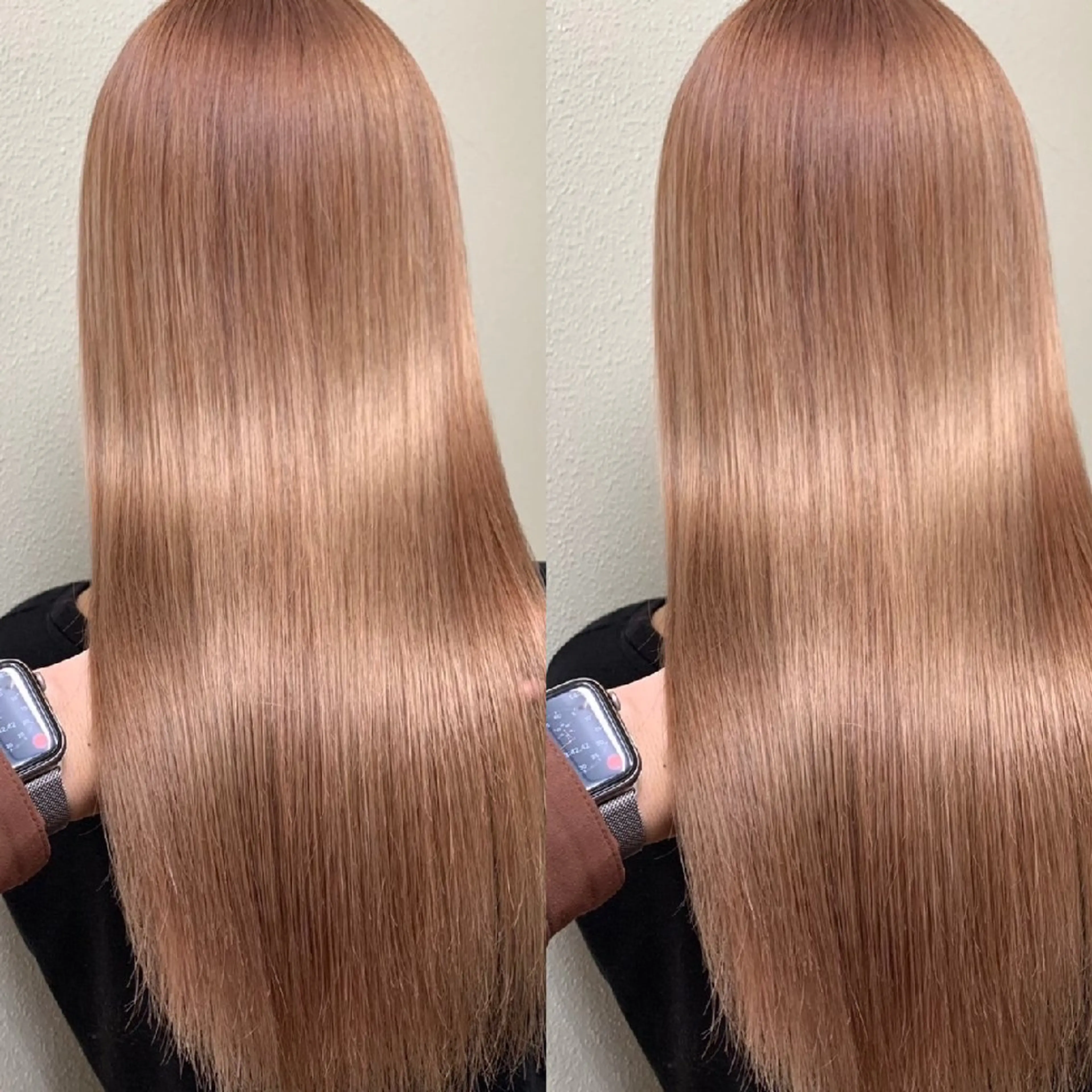 ミディアム 髪質改善 縮毛矯正 トリートメント 酸性ストレート 髪質カラー特化 akiのヘアスタイル