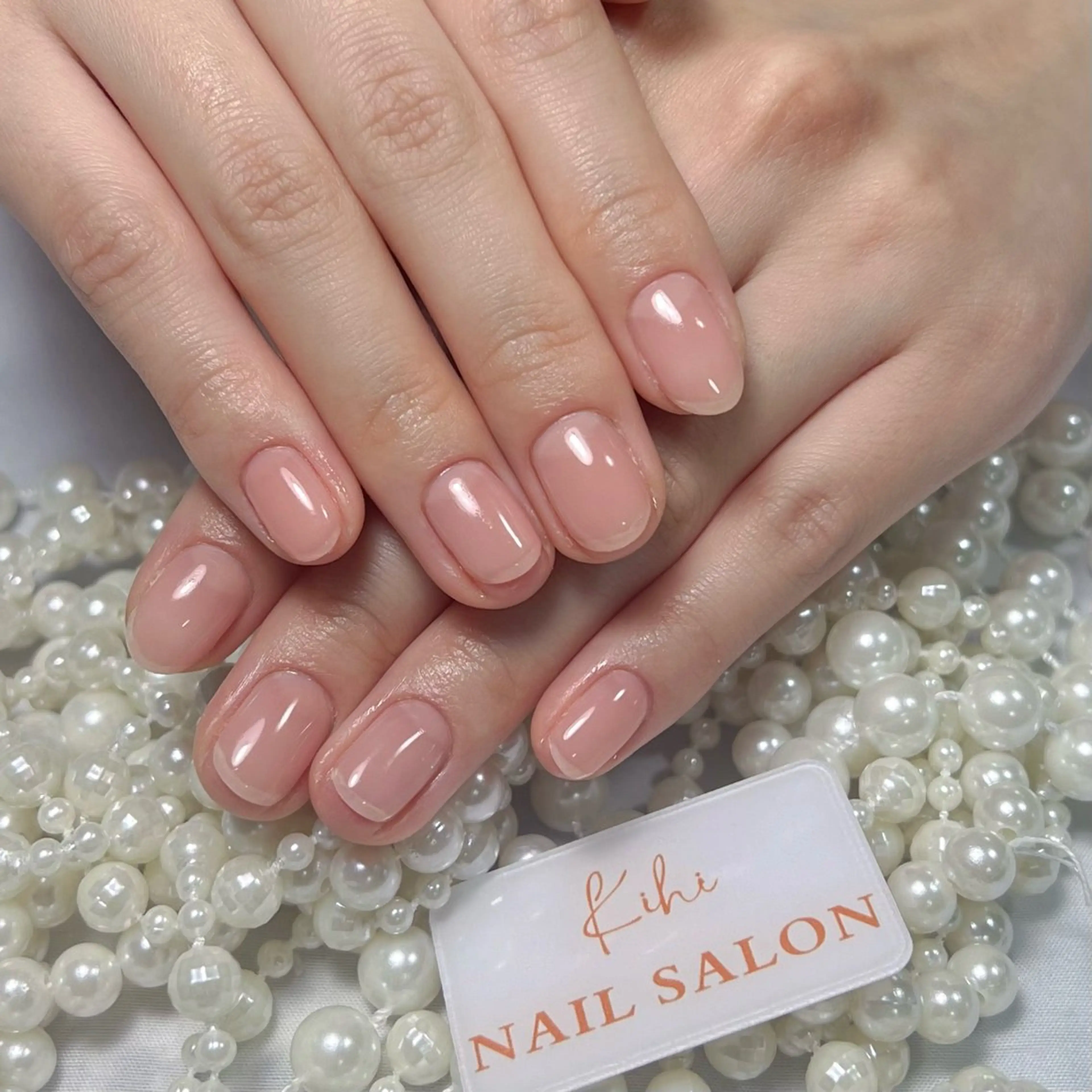 ネイル アートネイル フレンチネイル ジェルネイル グラデーション 韓国ネイル 村中 ハナのネイルデザイン