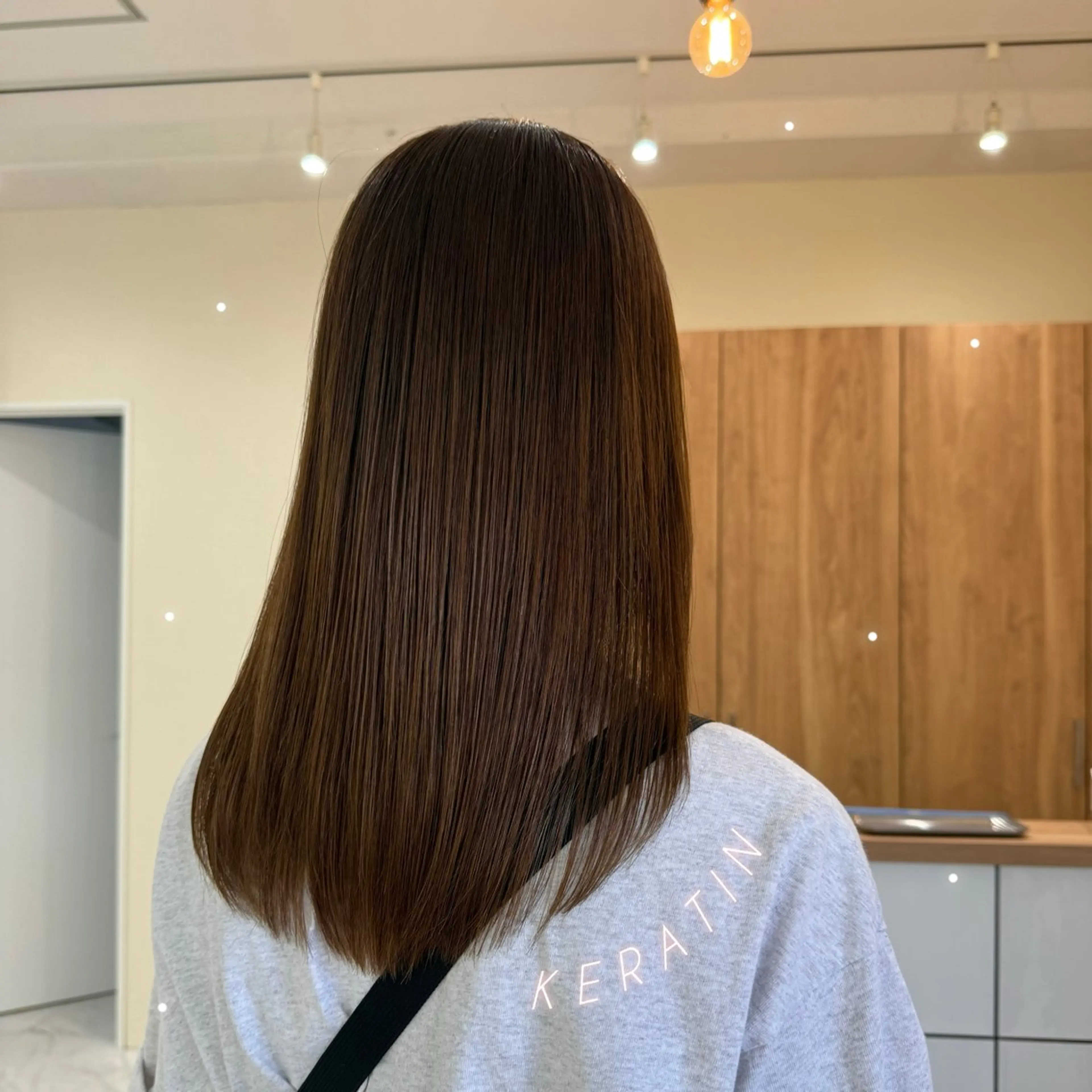 セミロング トリートメント トリートメント 🤍透明感カラー/ レイヤー/SUのヘアスタイル