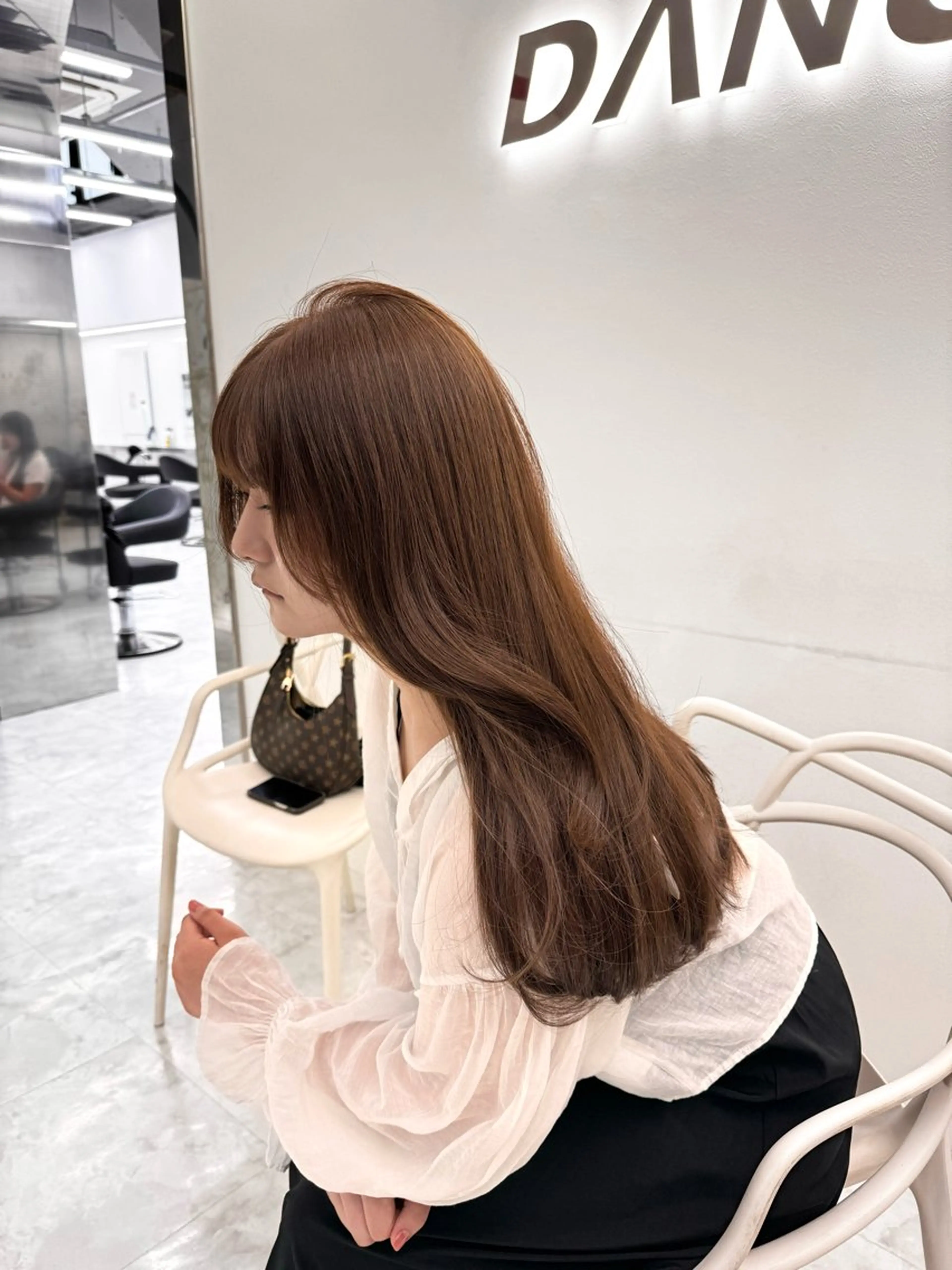 ロング カット ヘアカラー ヘアセット GO TODAY 原宿Verno店所属・韓国系支持率No.1 レイヤー特化/きょうのヘアスタイル