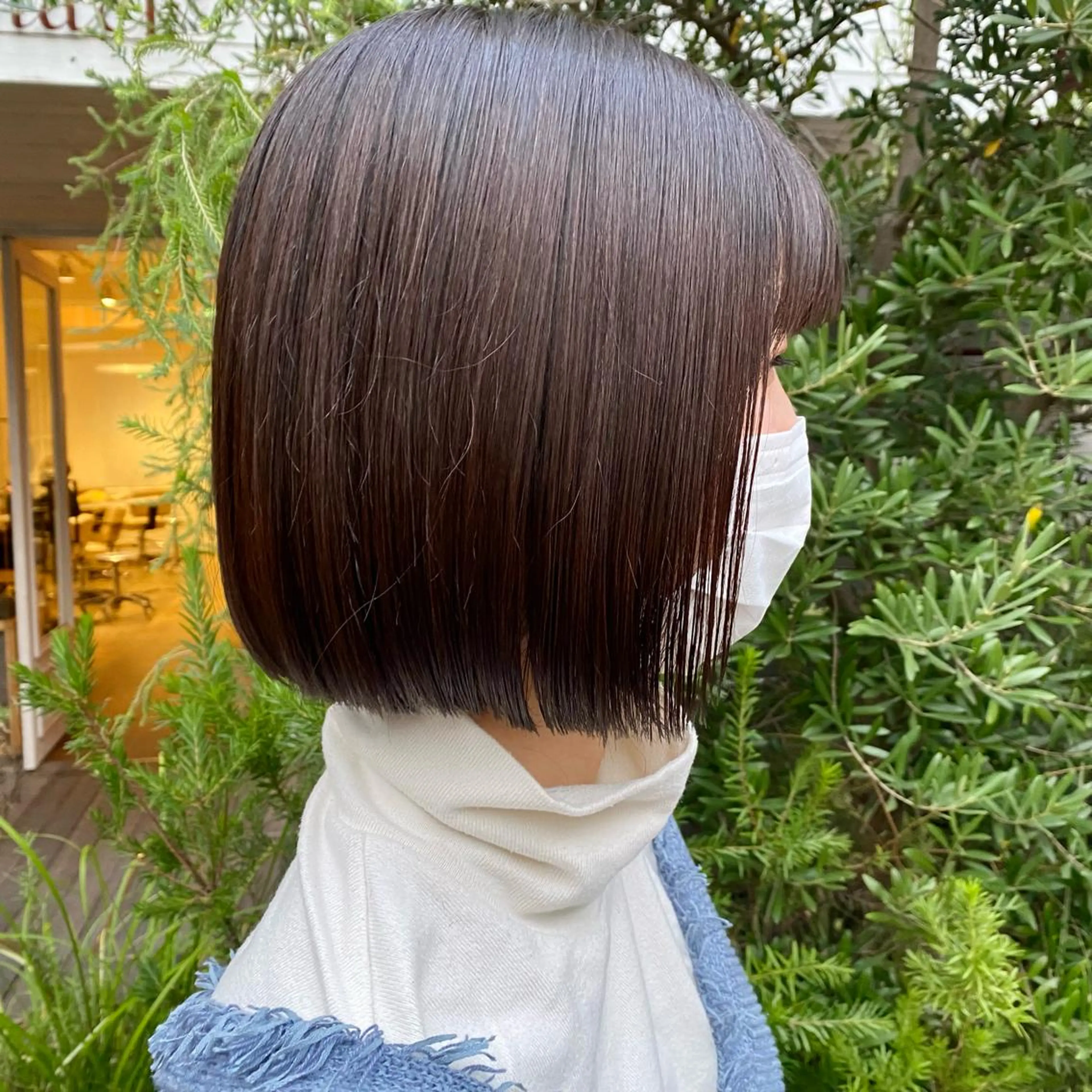 ショート カラー ボブ BELLA阿部野 TOMOMIのヘアスタイル