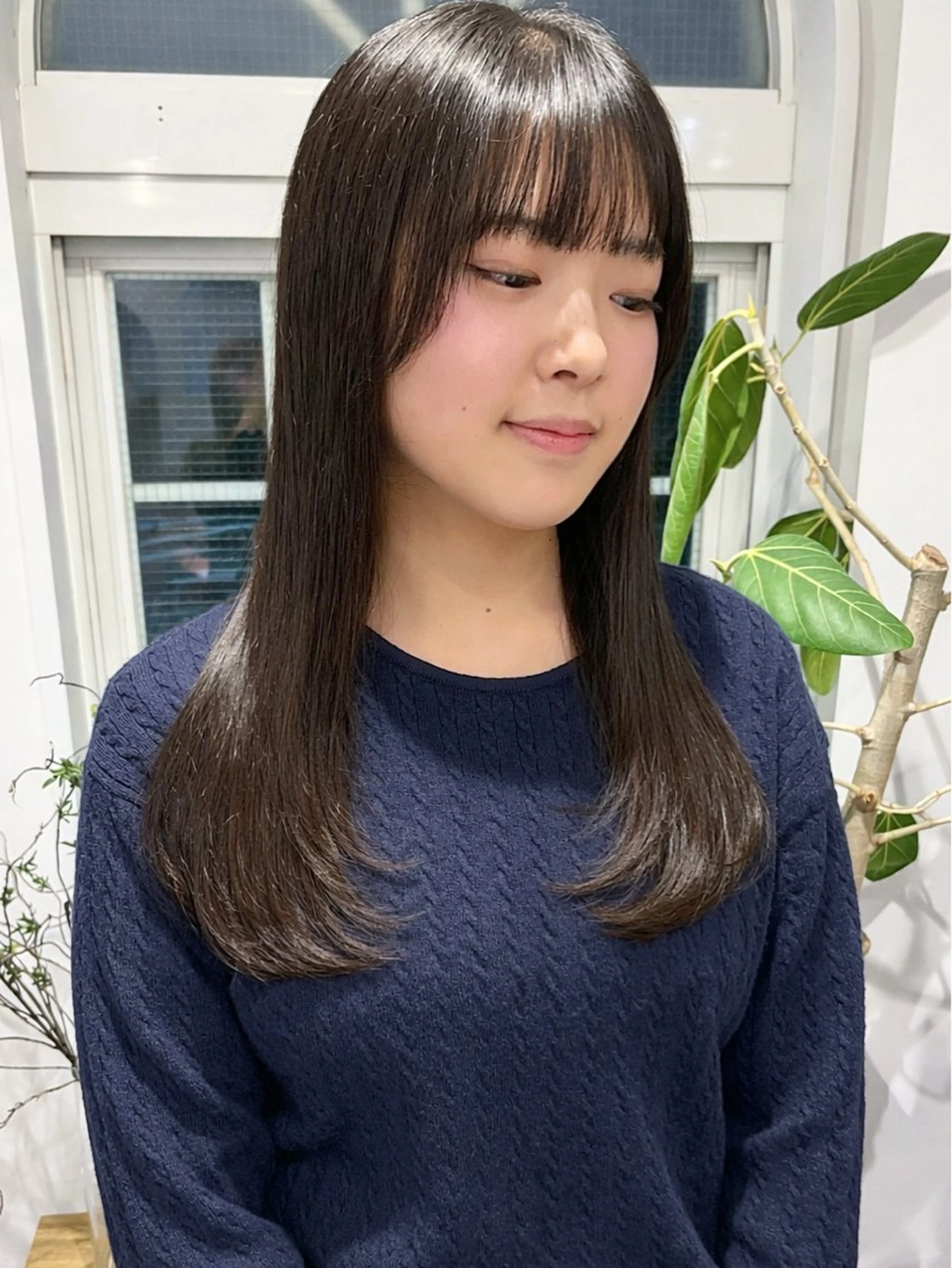 ロング レイヤーカット ローレイヤー mue by ameiro所属・豊中カットモデル🎀 kaedeのヘアスタイル