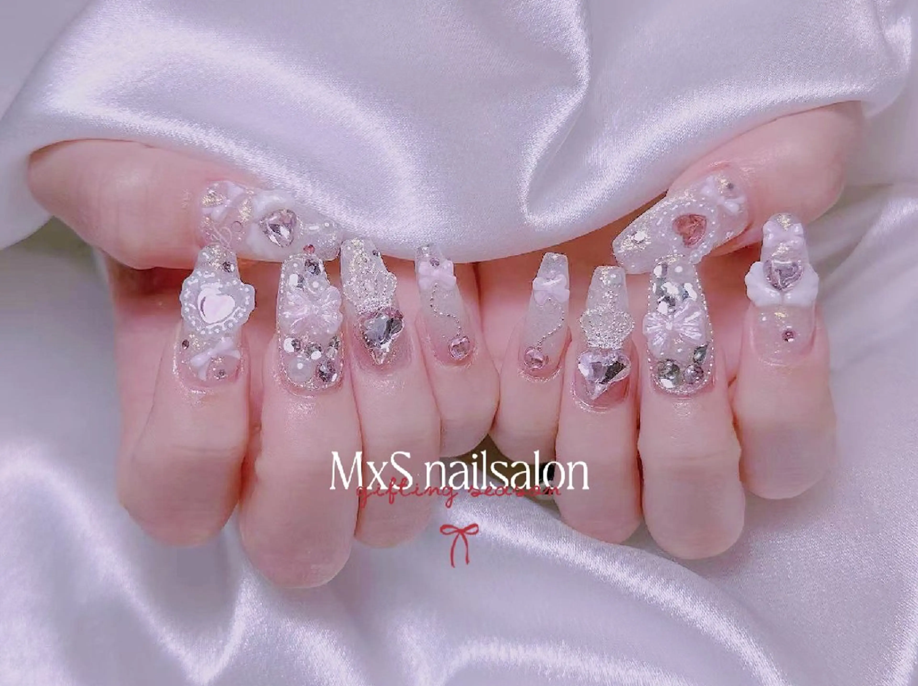 ネイル ハンドネイル ハンドケア MxS Nail(長さだし/フィルイン/マグネット/韓国ネイル/ワンホンネイル/ワンカラー)所属・MxS リィリィのネイルデザイン
